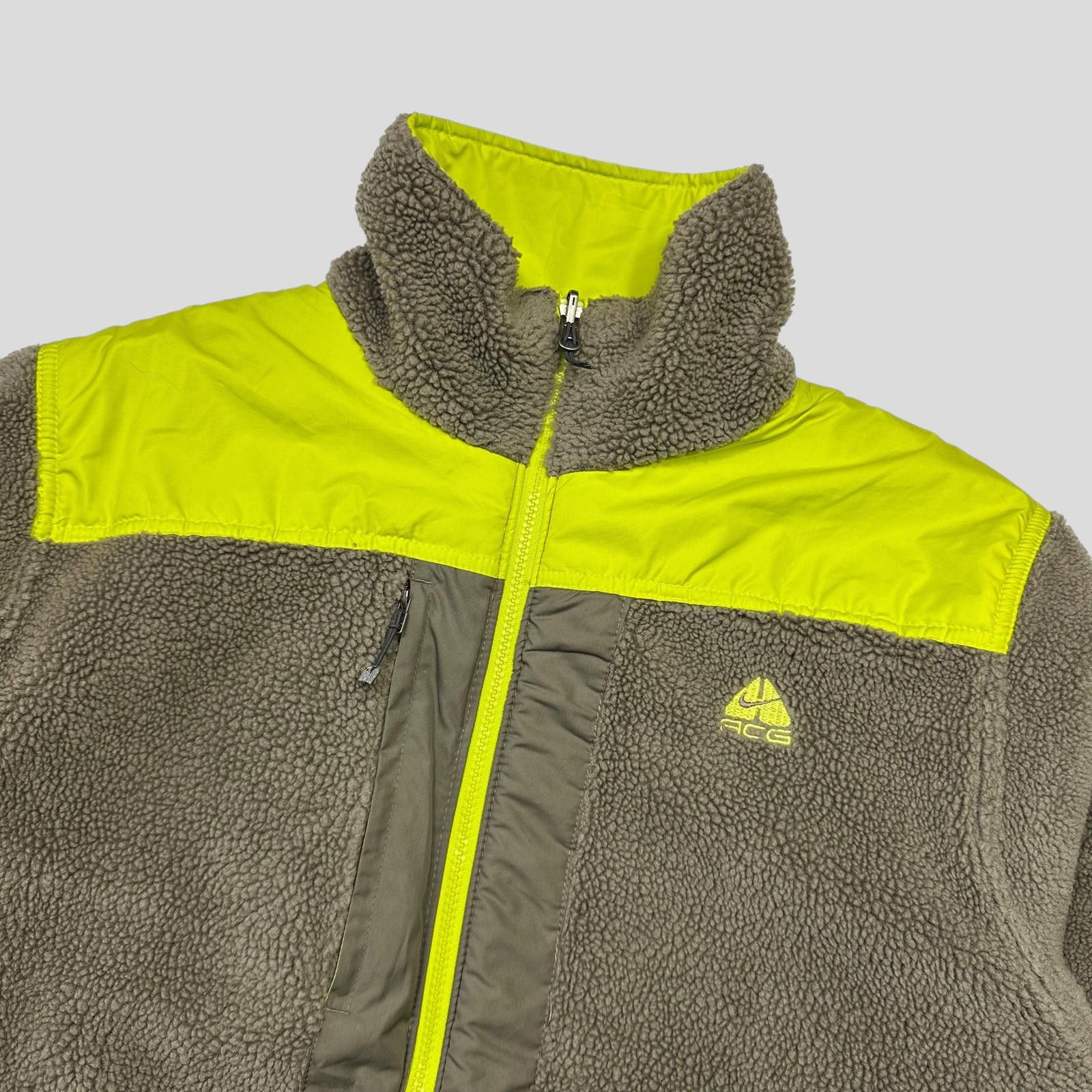 Designer Nike ACG FW07 Reversible Nylon Panelled Fleece - M/L Size ONE SIZE - 5 Thumbnail
