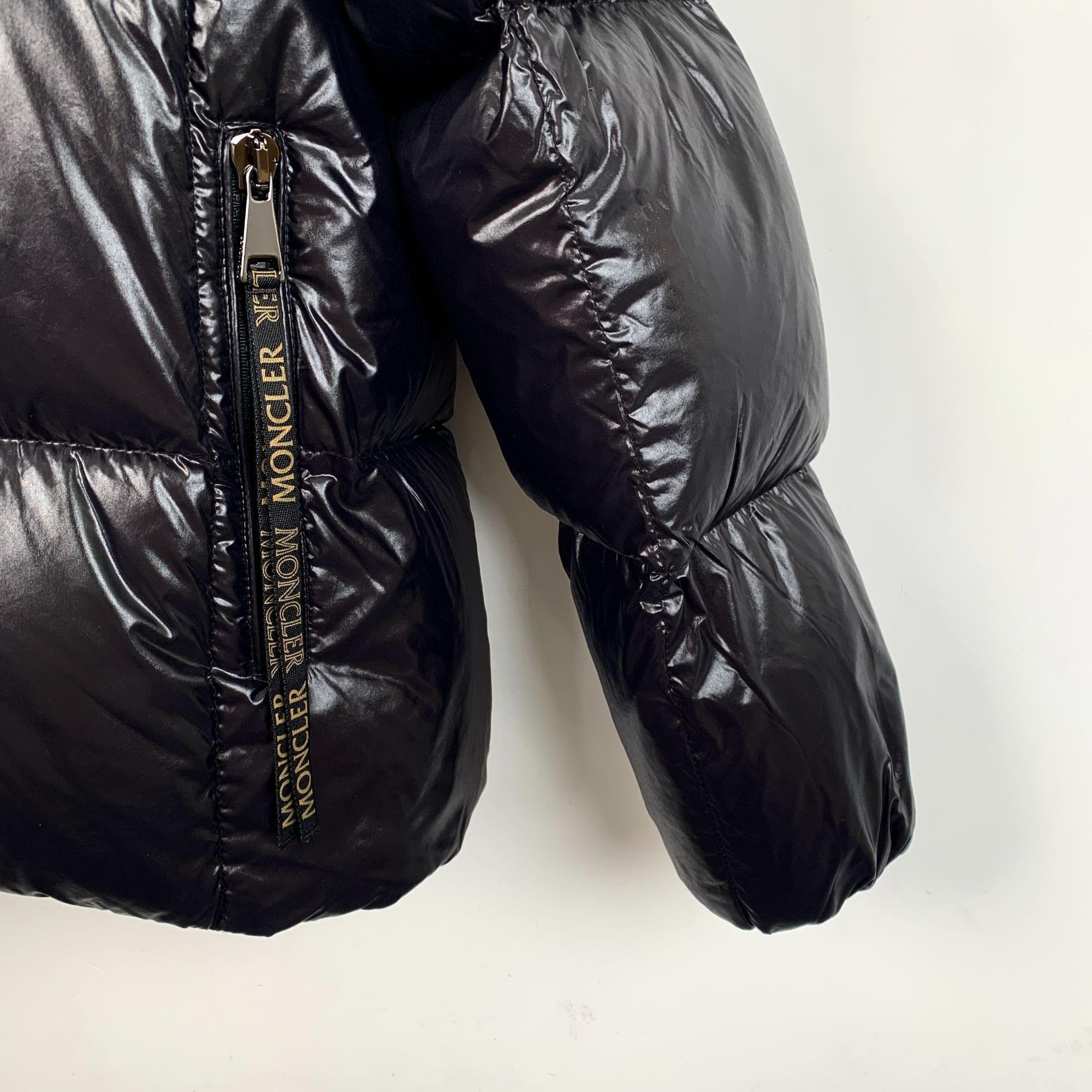 Moncler Moncler Black & Beige Down Puffer Jacket Mens Size 0 Water-R Size XS / US 0-2 / IT 36-38 - 4 Thumbnail