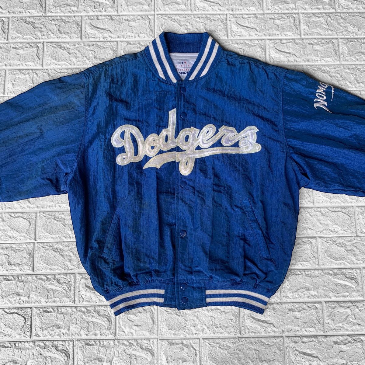MLB Vintage 90s Starter MLB Dodgers Varsity Baseball Jacket Size US L / EU 52-54 / 3 - 5 Thumbnail