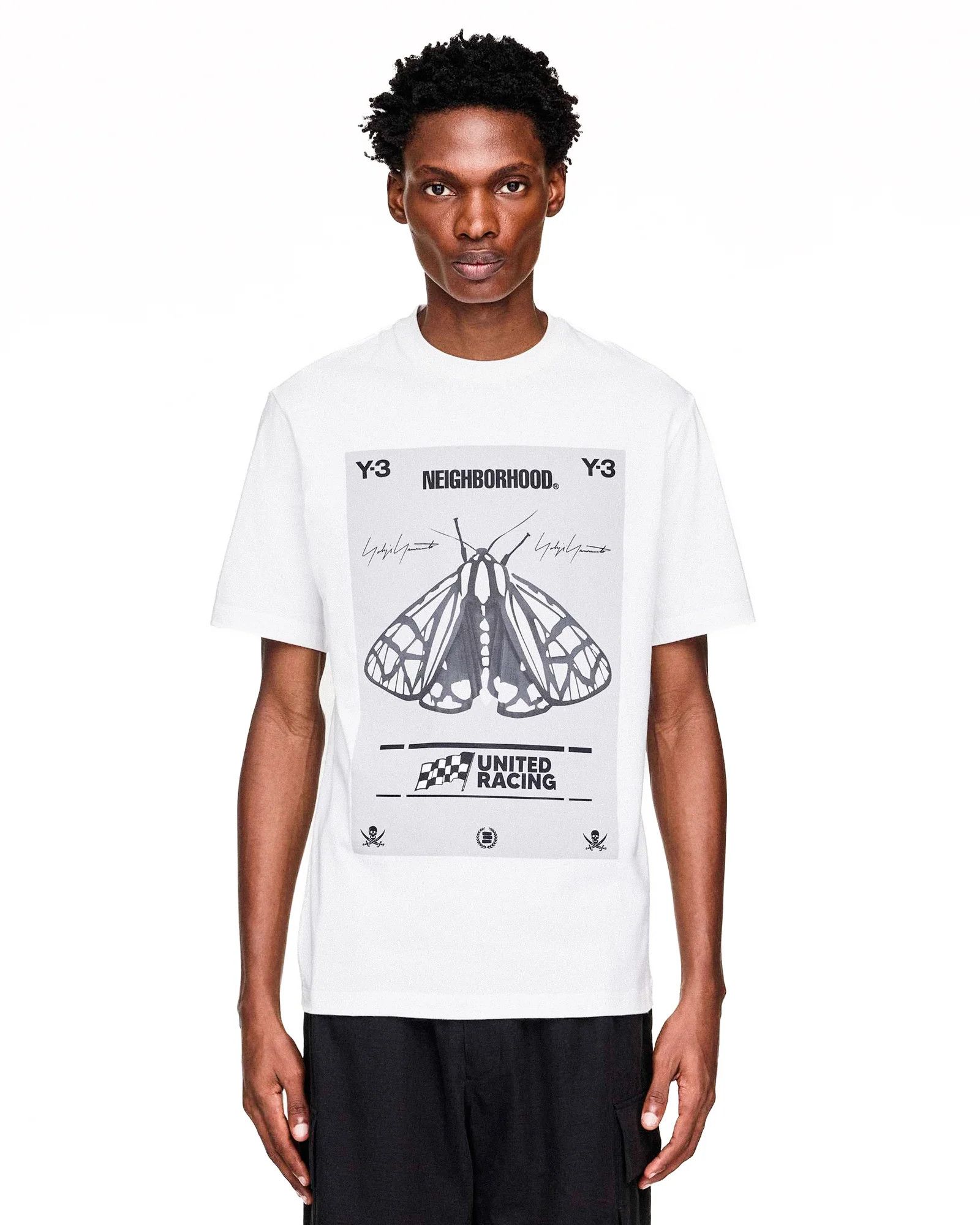 Adidas × Y-3 o1mle0526 Graphic Short Sleeve T-Shirt in White Size US S / EU 44-46 / 1 - 2 Thumbnail