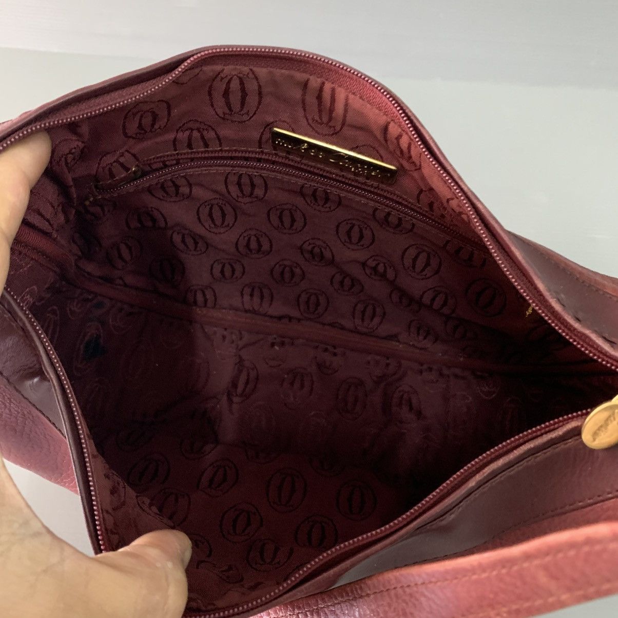 Cartier Cartier Paris Leather Shoulder Bag Size ONE SIZE - 11 Thumbnail