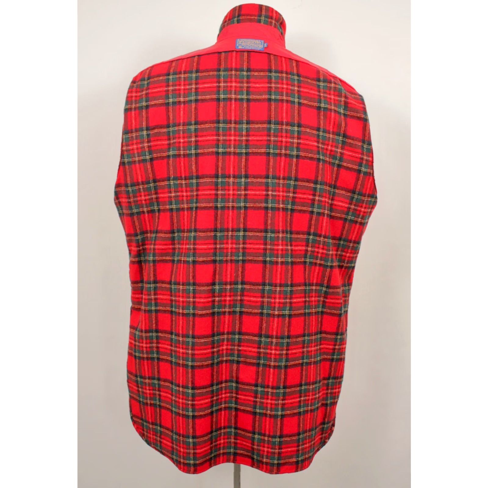 Pendleton VINTAGE Pendleton Shirt XL Long Blue 80s 52 Chest Flannel Button-Front Men's Wool Plaid Royal Stewart Tartan Casual Size US XL / EU 56 / 4 - 3 Thumbnail