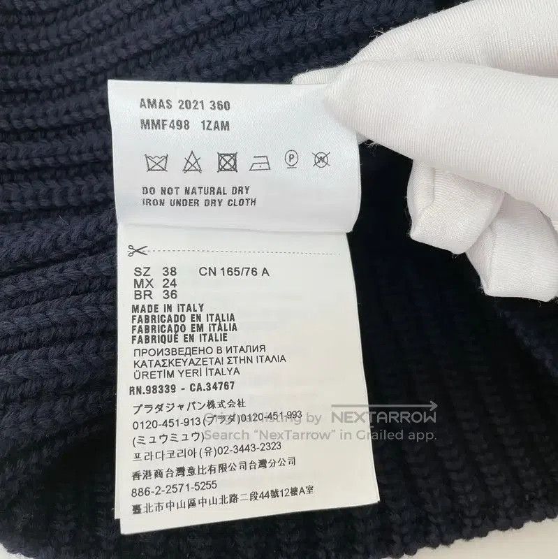 Miu Miu Miu Miu Black Wool Zip Jacket for Women . Size M / US 6-8 / IT 42-44 - 8 Thumbnail
