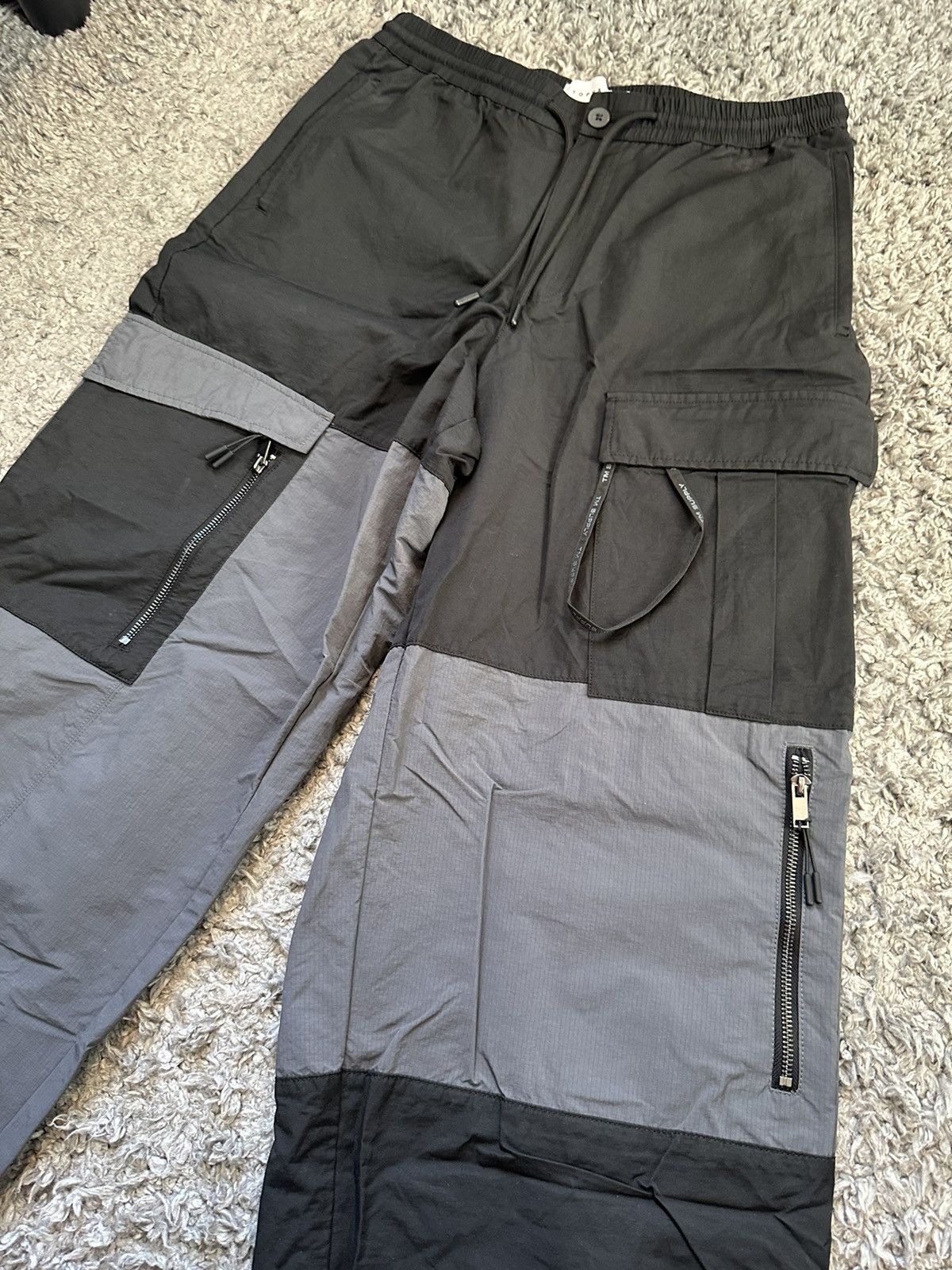 Topman Topman Baggy Cargo Parachute Pants Size US 32 / EU 48 - 2 Thumbnail