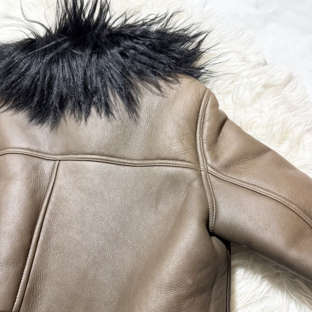Marni Marni full fur lining leather blouson bomber jacket 42 olive Size M / US 6-8 / IT 42-44 - 18 Thumbnail