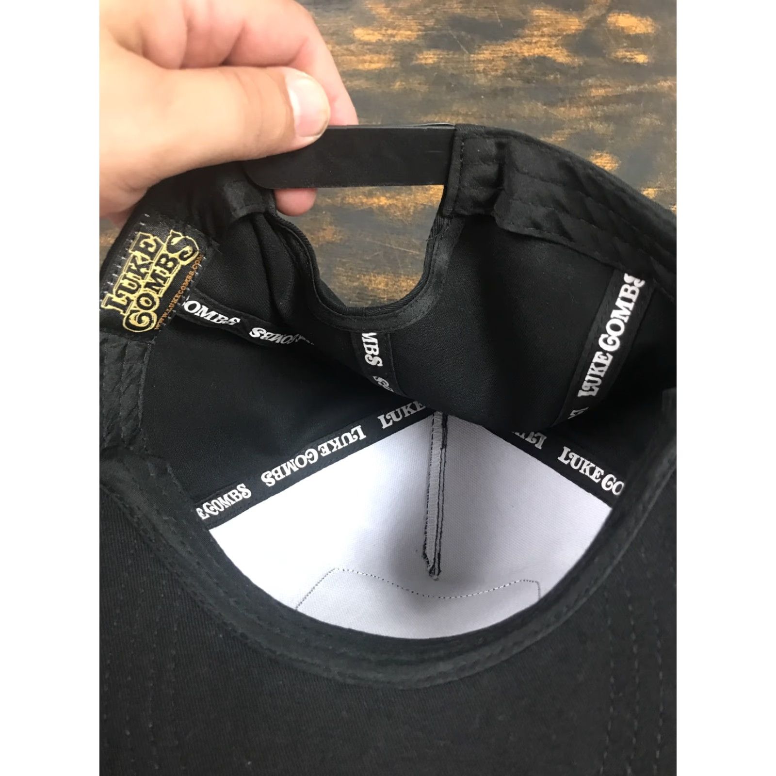 Vintage **Luke Combs Black Adjustable SnapBack Trucker Hat** User: **Luke Combs Black SnapBack Trucker Hat** User: **Black Luke Combs SnapBack Trucker Hat** Size ONE SIZE - 3 Thumbnail