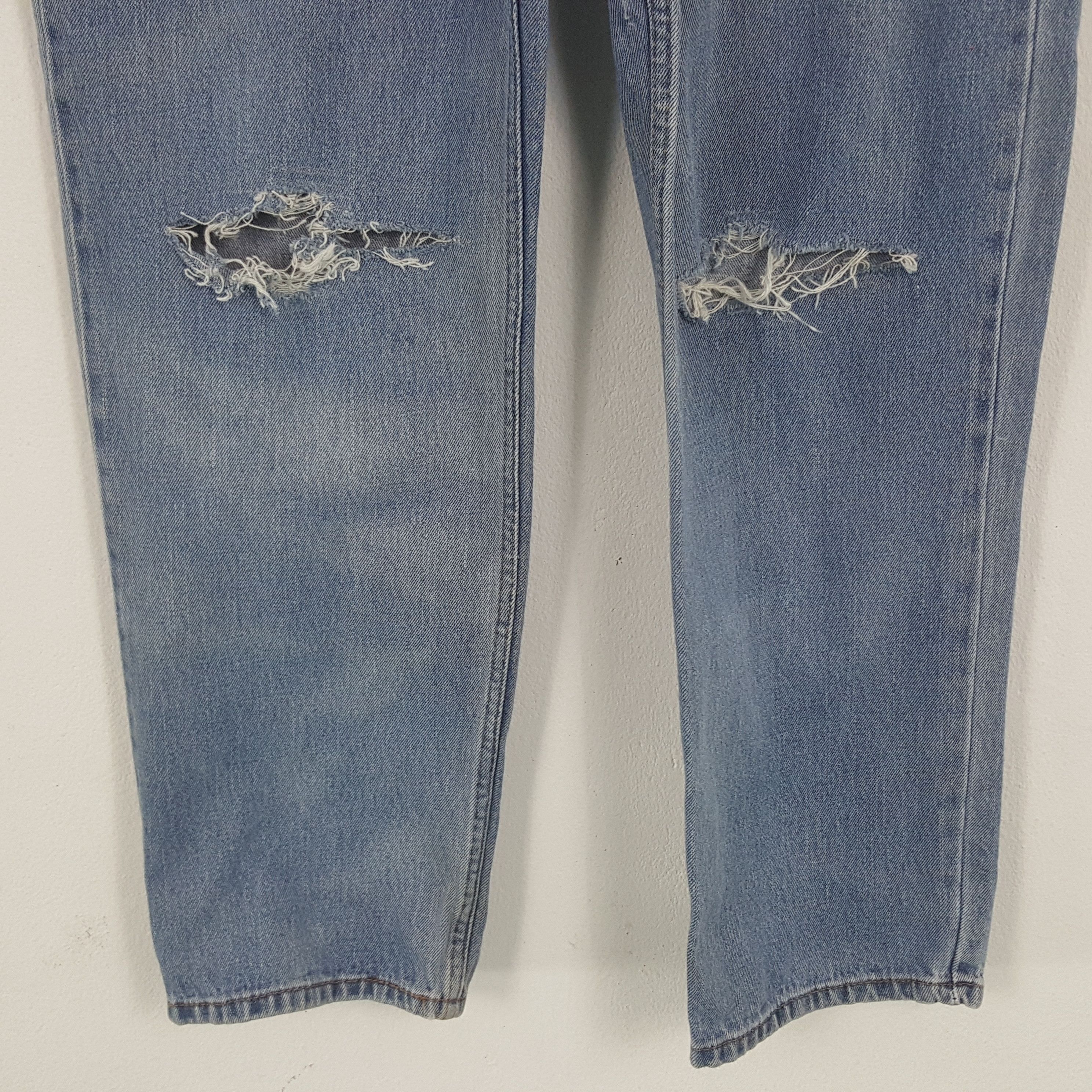 Levi's × Vintage Vintage Levi's American Distressed Style Denim Jeans Size US 35 - 3 Thumbnail