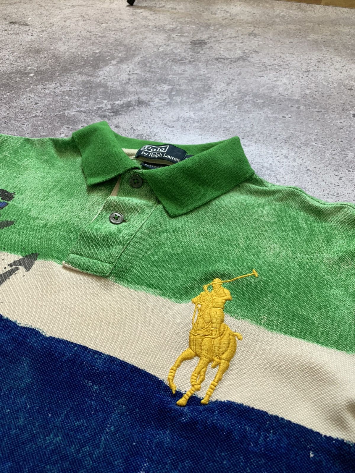 Polo Ralph Lauren Polo Ralph Lauren Custom Fit Big Pony Rugby Size US L / EU 52-54 / 3 - 2 Thumbnail