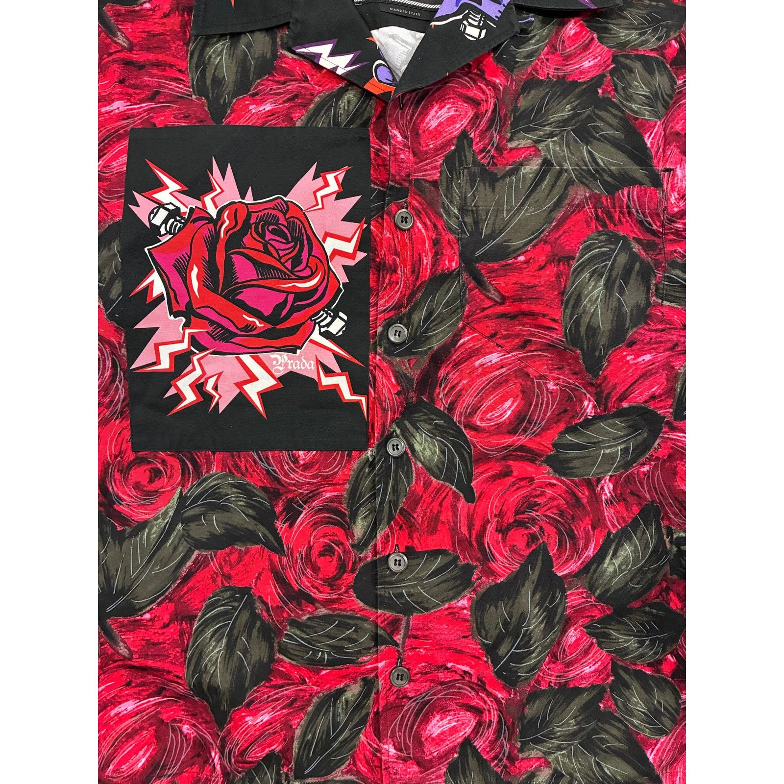 Prada Prada Frankenstein Rose Button Up Size US L / EU 52-54 / 3 - 3 Thumbnail