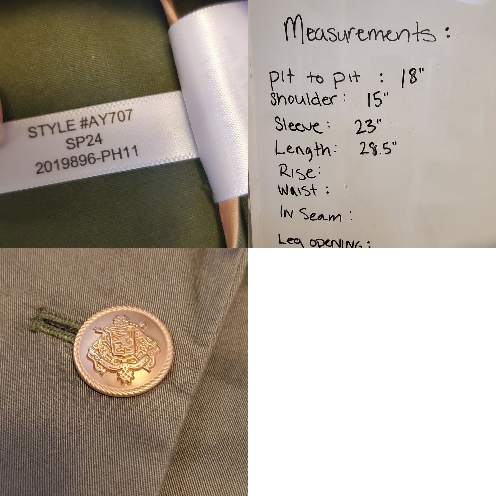 J.Crew J.CREW Alfie Blazer Cotton Womens Sz 2 Kelly Green One Button Preppy Classic Blazer Shirt Jacket Dressy Workwear Spring Summer Fall Womens Size XS / US 0-2 / IT 36-38 - 8 Thumbnail