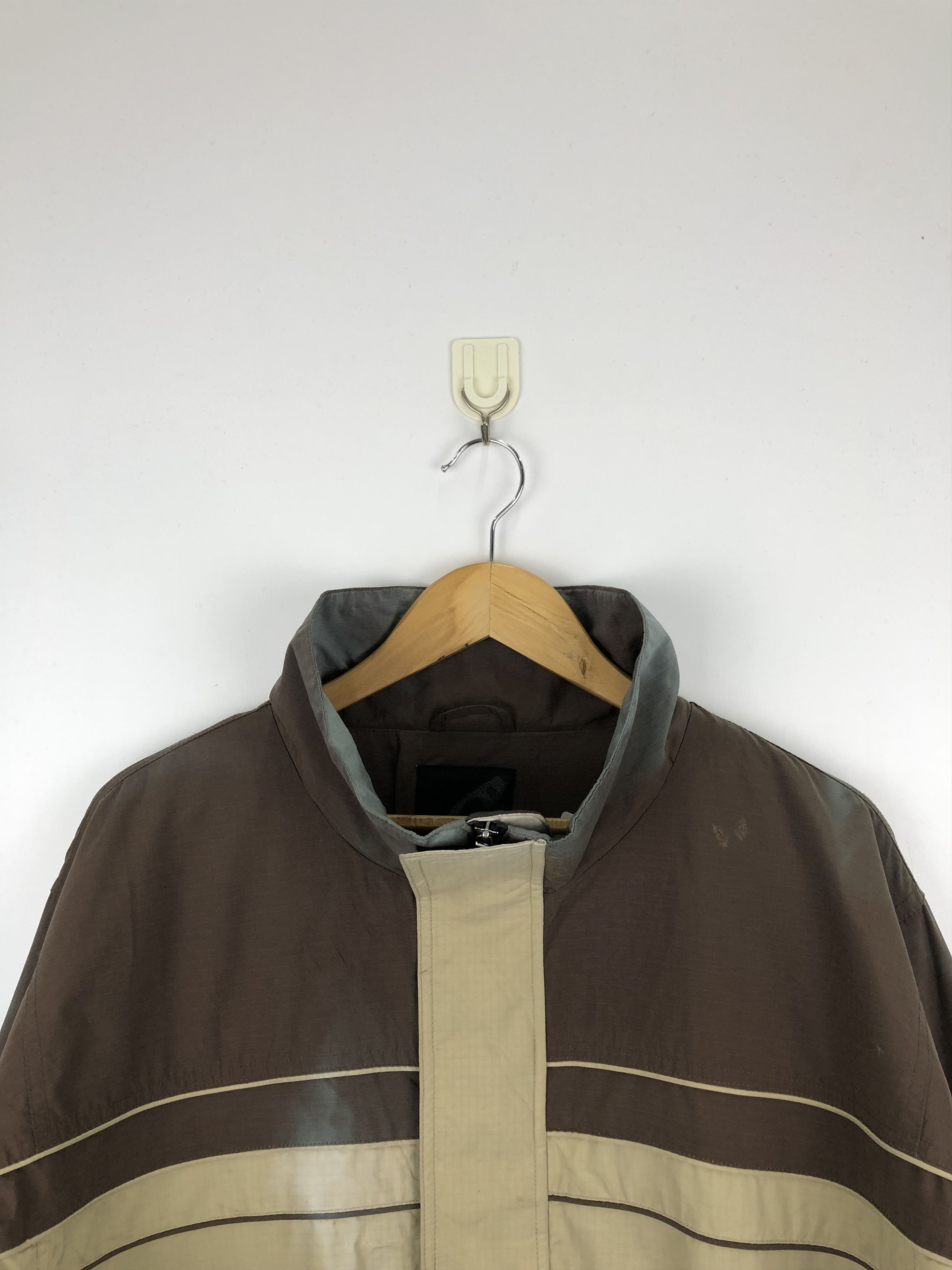 O'Neill Vintage 90s Oneill Zipper Jacket Striped Windbreaker J0775 Size US M / EU 48-50 / 2 - 2 Thumbnail