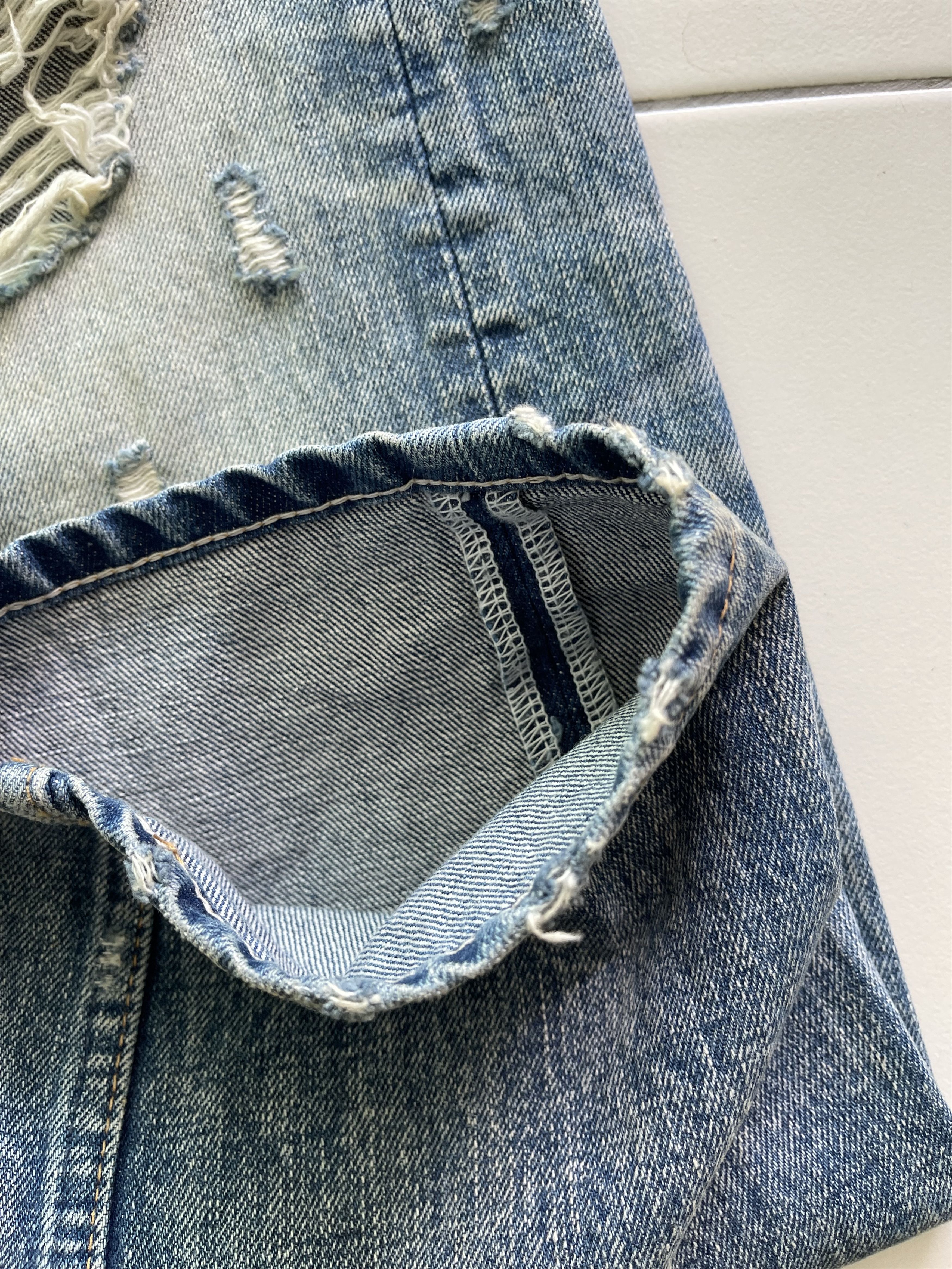 Designer × Japanese Brand RNA INC SLANG Distressed Denim Jeans Travis Schott Style Size US 34 / EU 50 - 12 Thumbnail