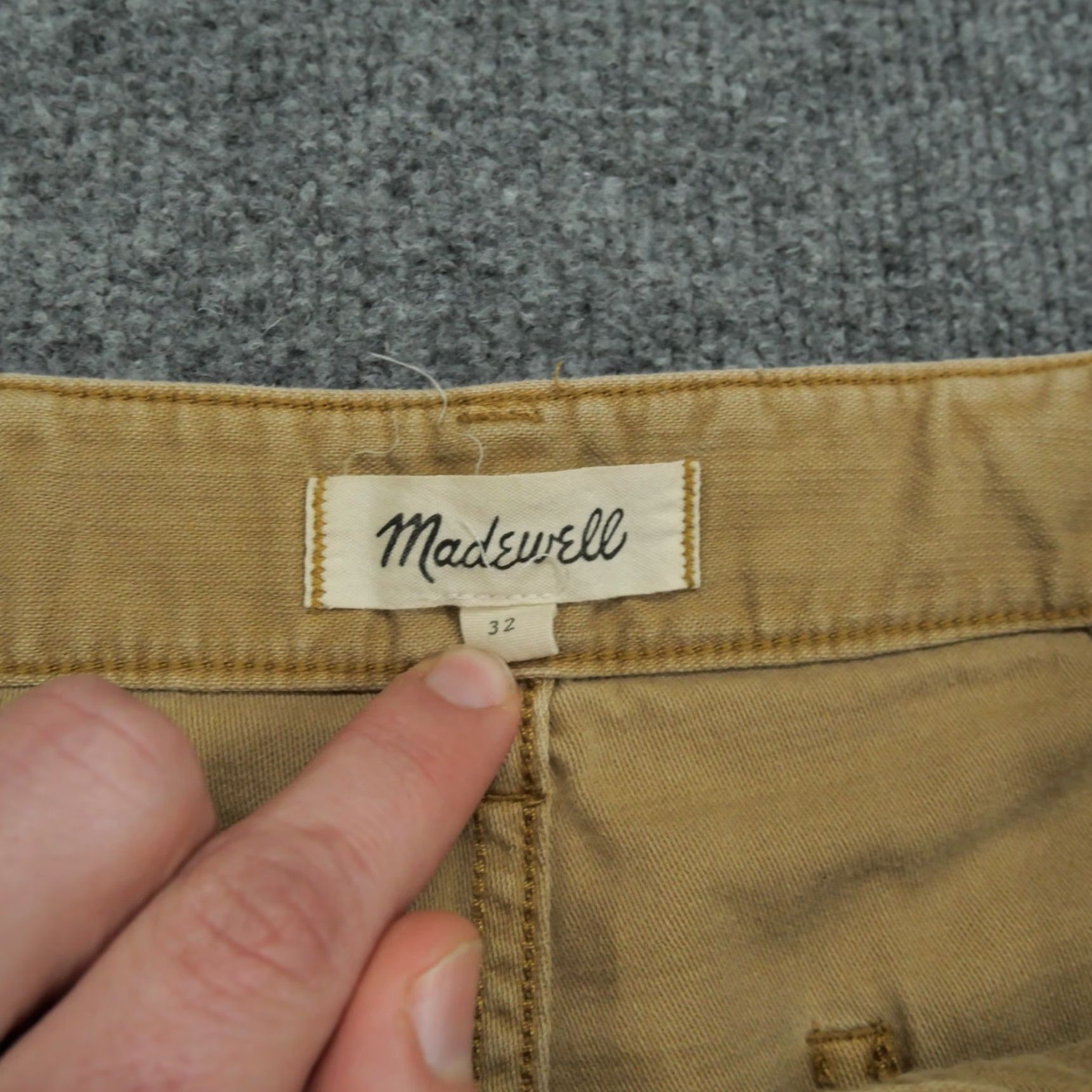 Madewell Madewell Pants Womens 32 Tan Brown Military Cropped 38x25 Pants Cropped Casual Classic Regular Brown Madewell Womens 32 25 in Inseam 25 Size 24" / US 00 / IT 34 - 4 Thumbnail