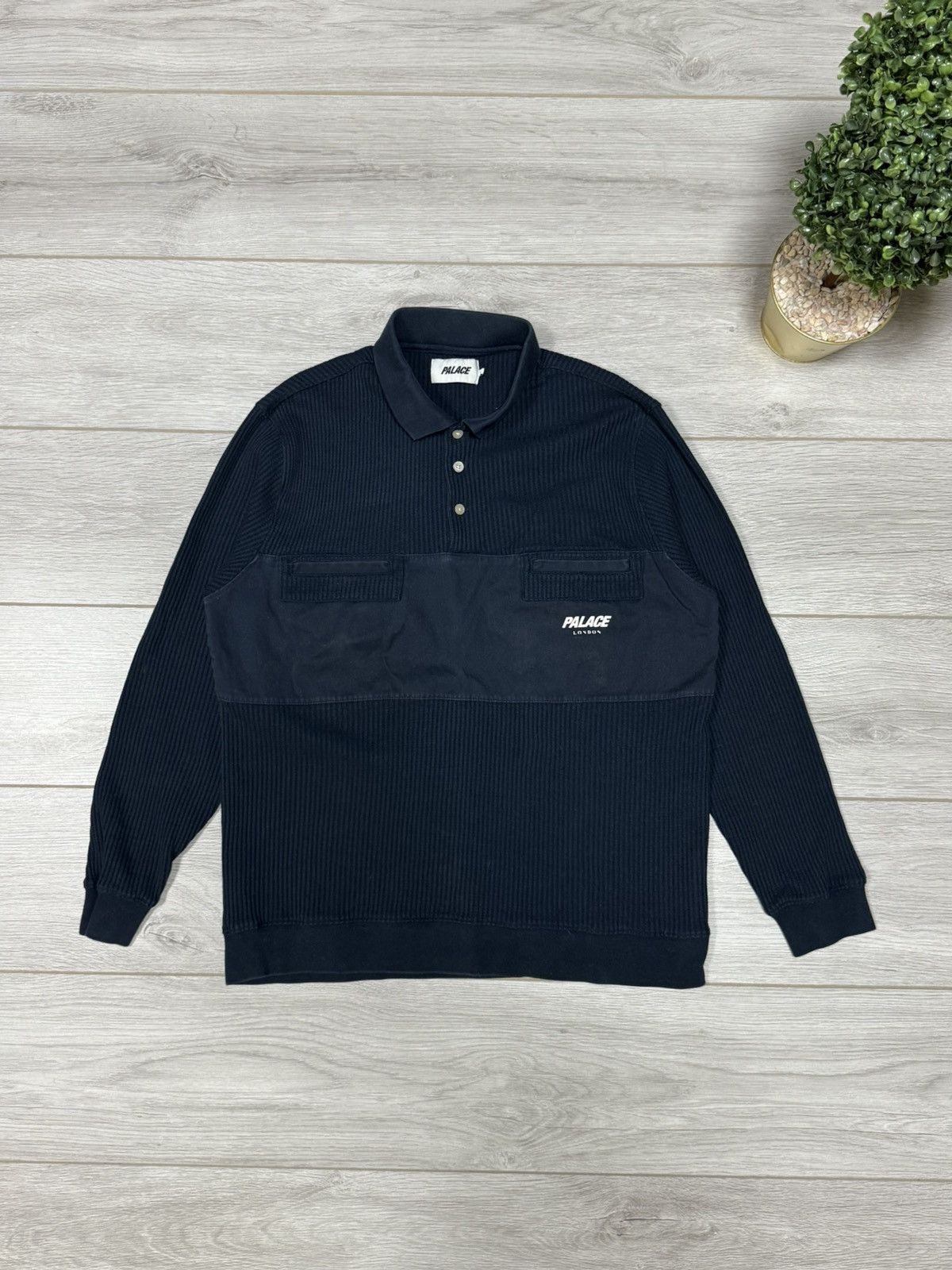 Palace Palace x neighborhood waffle jersey white | Grailed