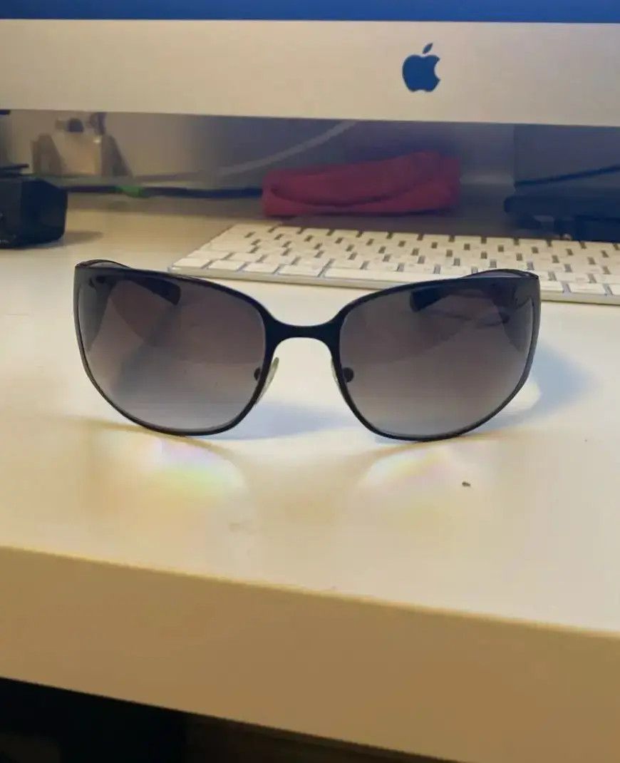 Prada × Vintage PRADA Sunglasses SPR 50G Sport Symbol Wrap Shield Mask RI883 Size ONE SIZE - 3 Thumbnail