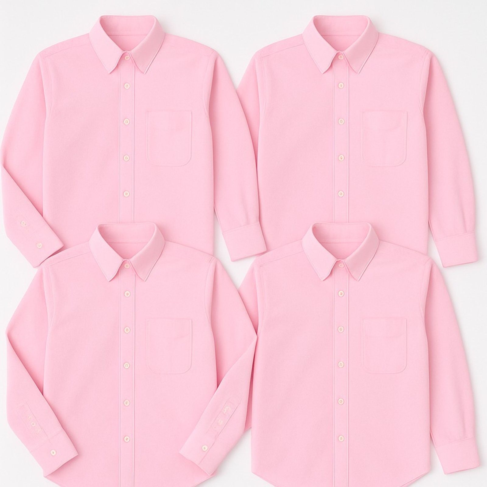 Proper Cloth LOT OF 4 PROPER CLOTH Pink L/S Dress Shirts Mens 17.5 - 33 Size US XXL / EU 58 / 5 - 1 Thumbnail
