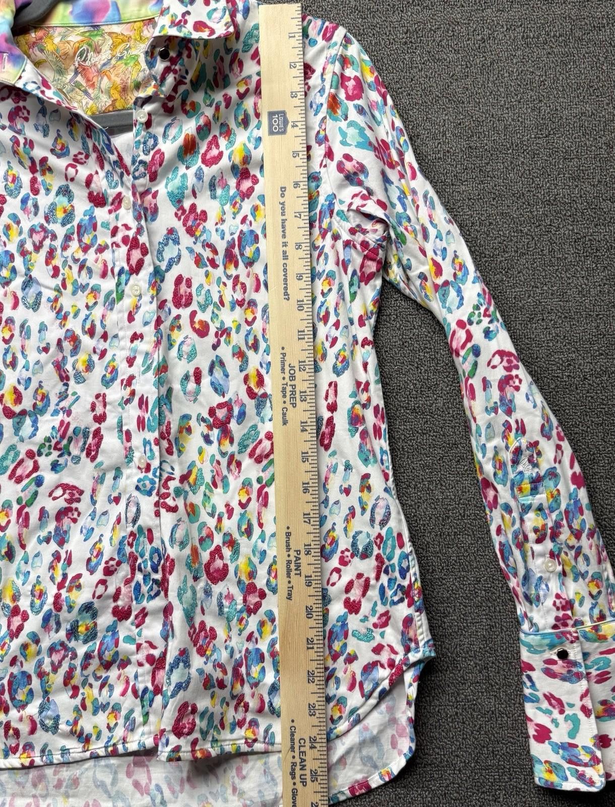 Robert Graham Robert Graham Priscilla Button Up Shirt Size S Leopard Print Size S / US 4 / IT 40 - 5 Thumbnail