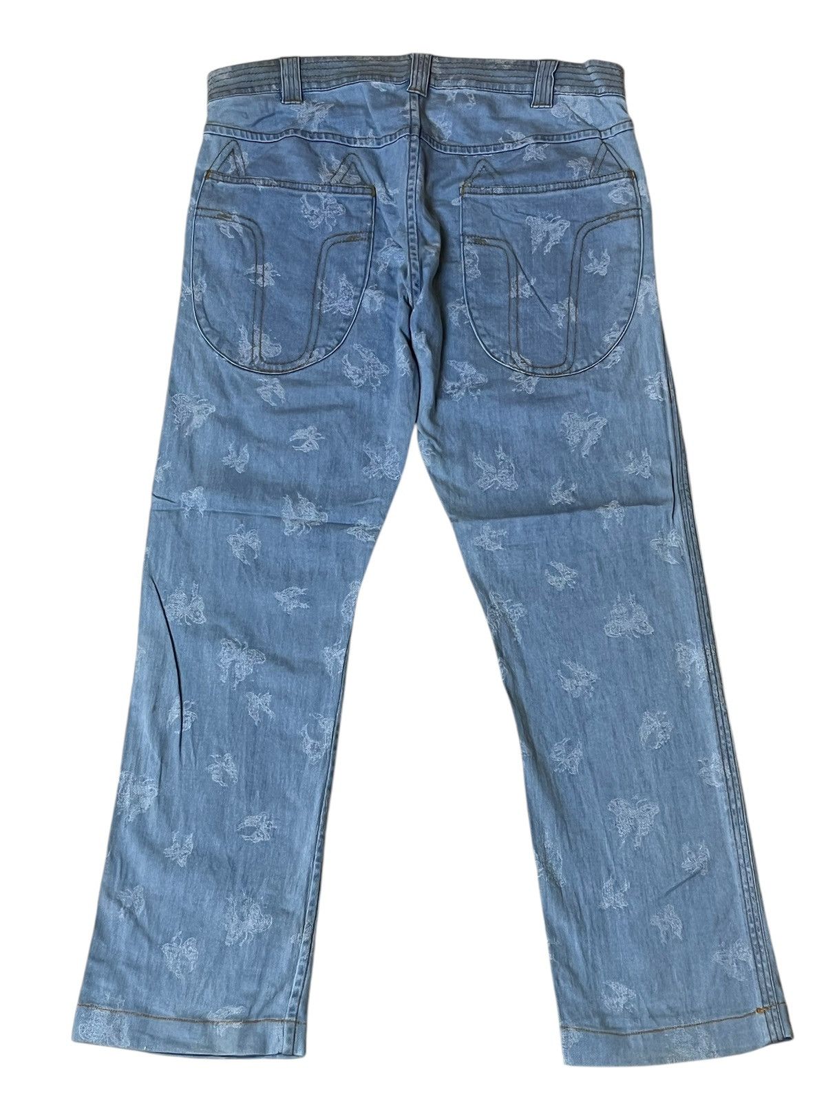 Issey Miyake TSUMORI CHISATO ISSEY MIYAKE EMBROIDERY JEANS Size US 32 / EU 48 - 2 Thumbnail