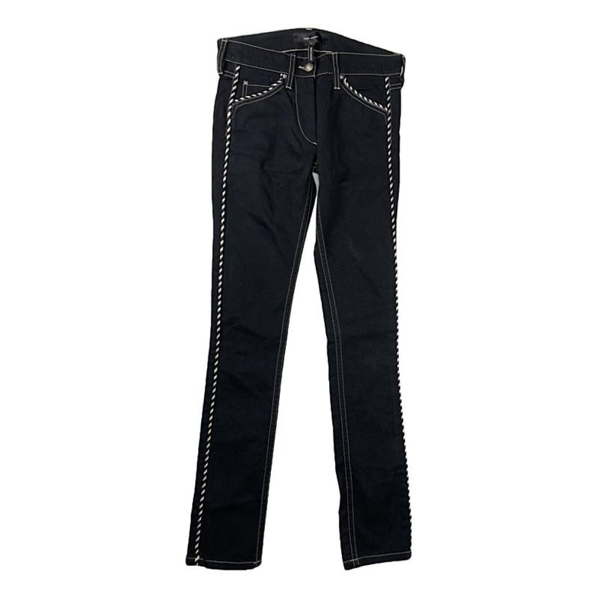 Isabel Marant Black Cotton Jean Size 24" / US 00 / IT 34 - 1 Thumbnail