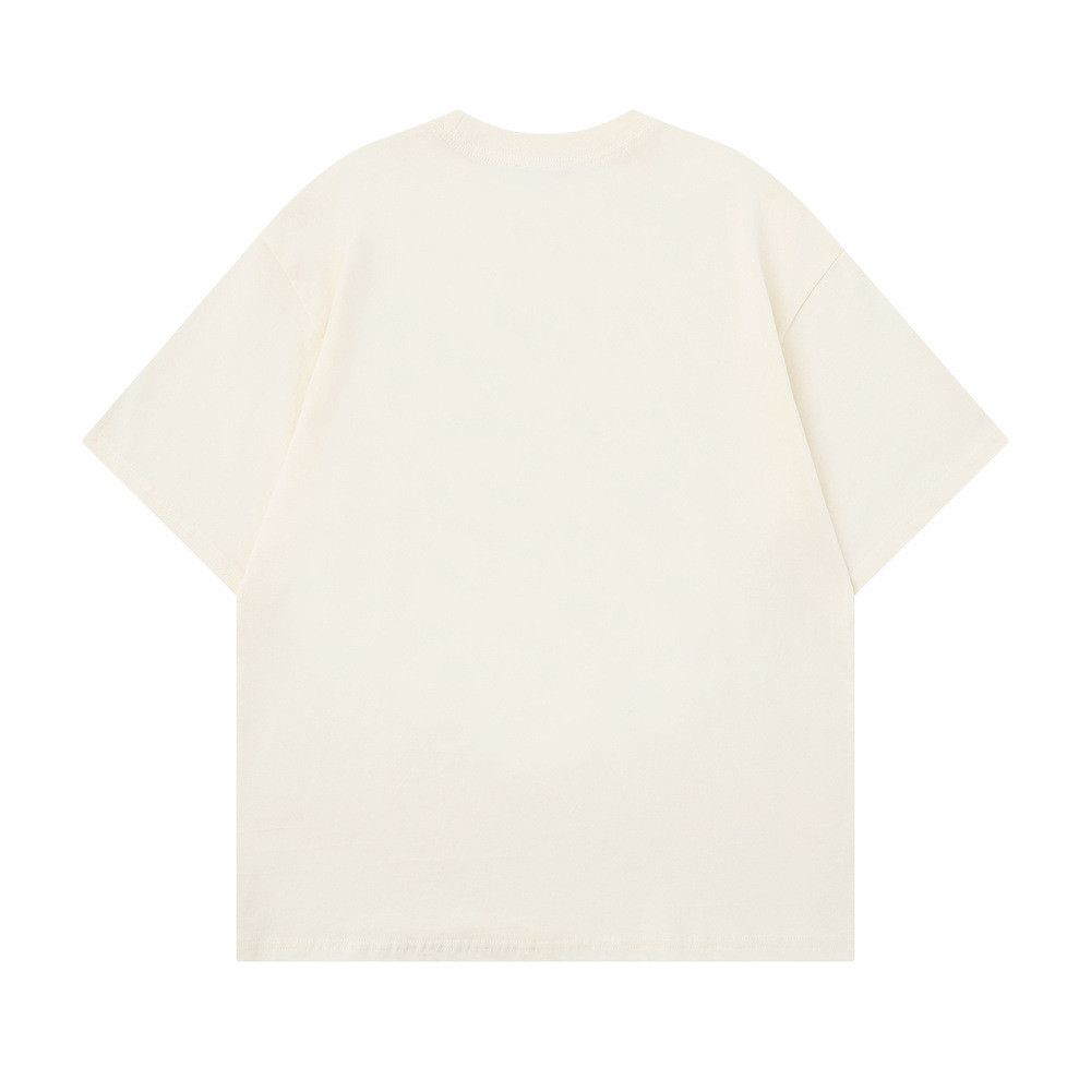 Japanese Brand Men's Loose-Fit Casual Crew Neck T-Shirt with Peach Print Size US M / EU 48-50 / 2 - 2 Thumbnail