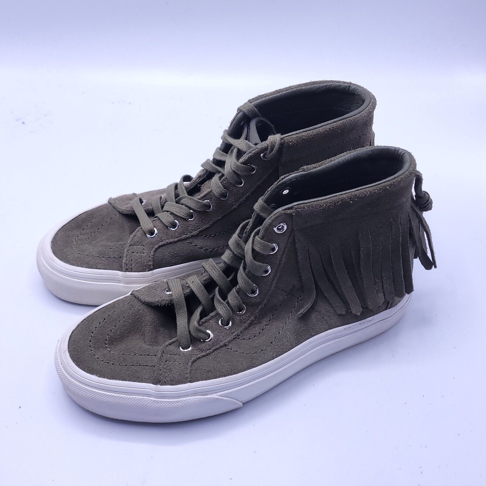 Vans Vans Off the Wall Shoe Womens Size 6 Mens 4.5 721277 Green Size US 6 / IT 36 - 1 Thumbnail