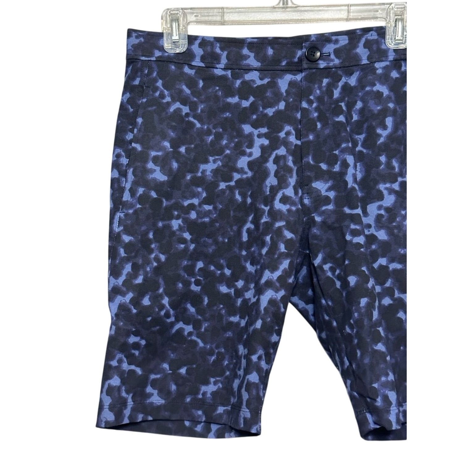 Other Good Man Brand Chino Shorts Jersey Flat Front Blue M NWOT Size US 32 / EU 48 - 4 Thumbnail
