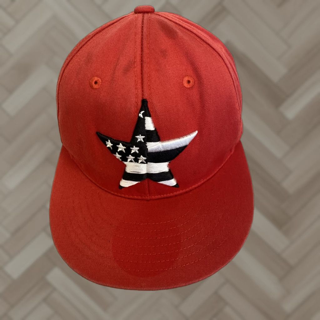 Carbon VINTAGE Carbon Element American Flag Snapback Hat Red Adjustable Golf Mens One Size Size ONE SIZE - 1 Thumbnail
