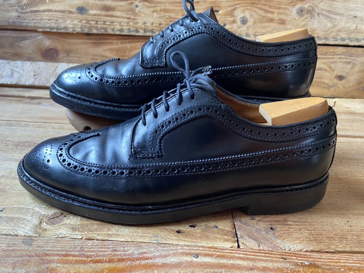 Alden Alden shell cordovan black leather oxford shoes sz 8E Size US 8 / EU 41 - 3 Thumbnail
