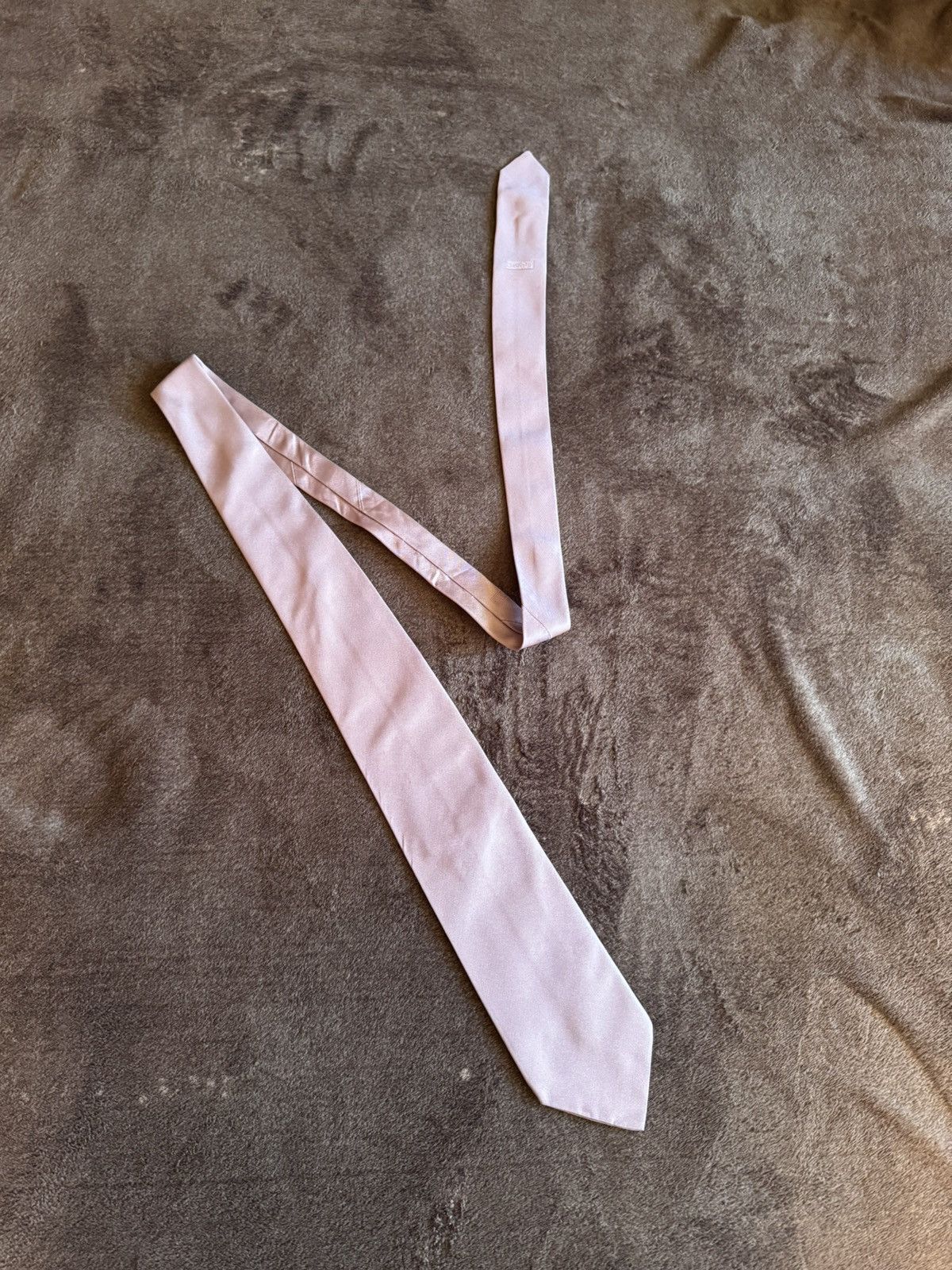 Jil Sander avant-garde vintage ties pink-purple