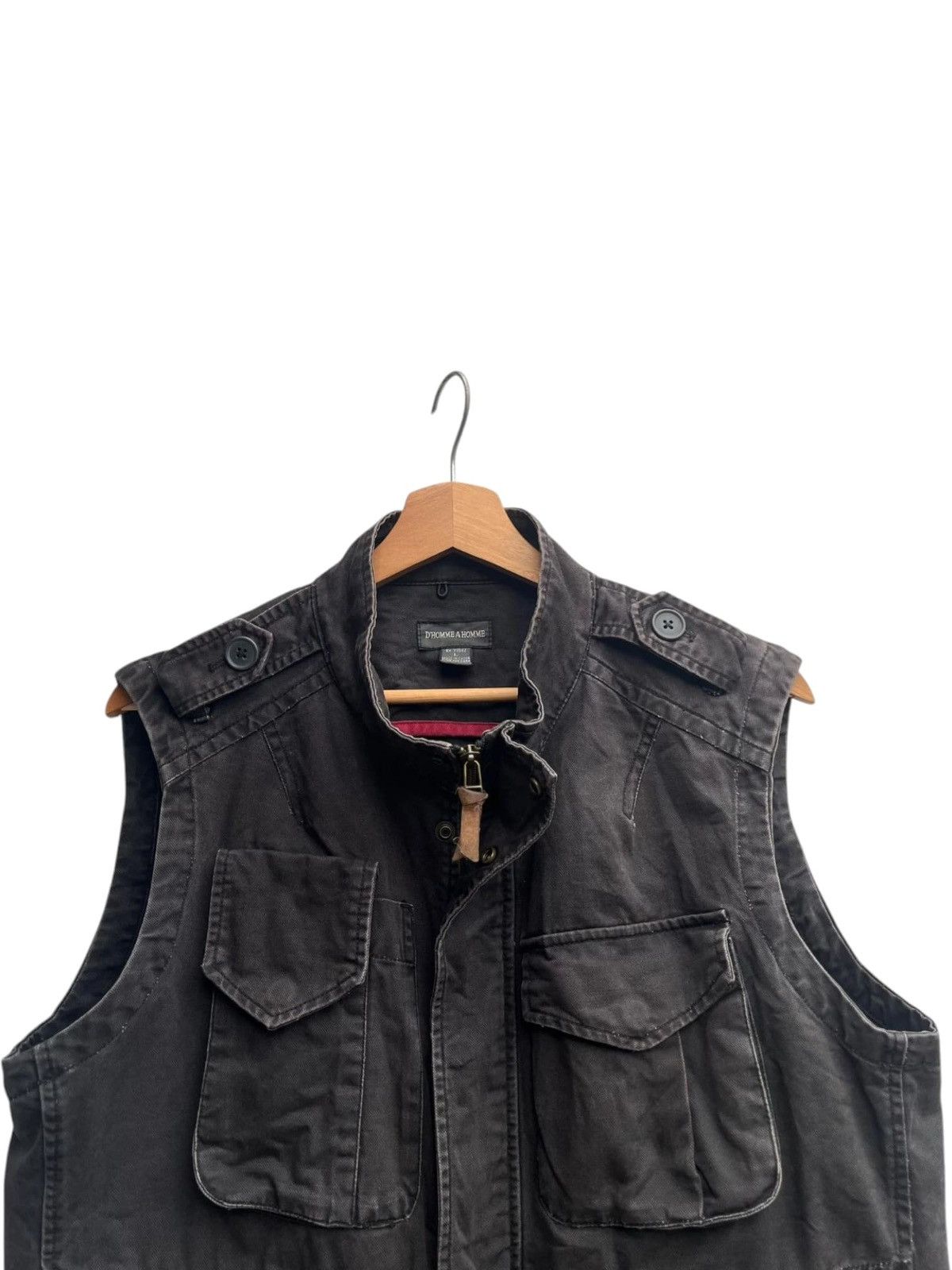 Japanese Brand Faded D’homme A Homme Vest Size US L / EU 52-54 / 3 - 5 Thumbnail
