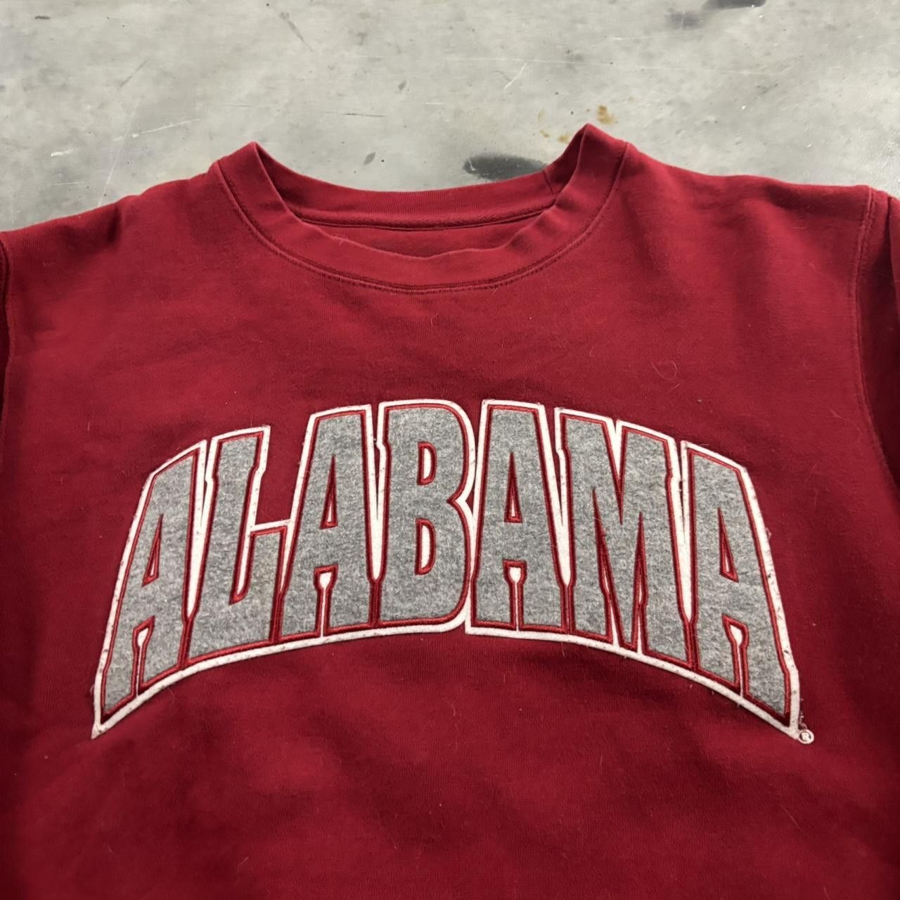Vintage Crazy Vintage Y2K/2000s Red Alabama Spellout College Essential Sweatshirt! Fits M Size US M / EU 48-50 / 2 - 2 Thumbnail