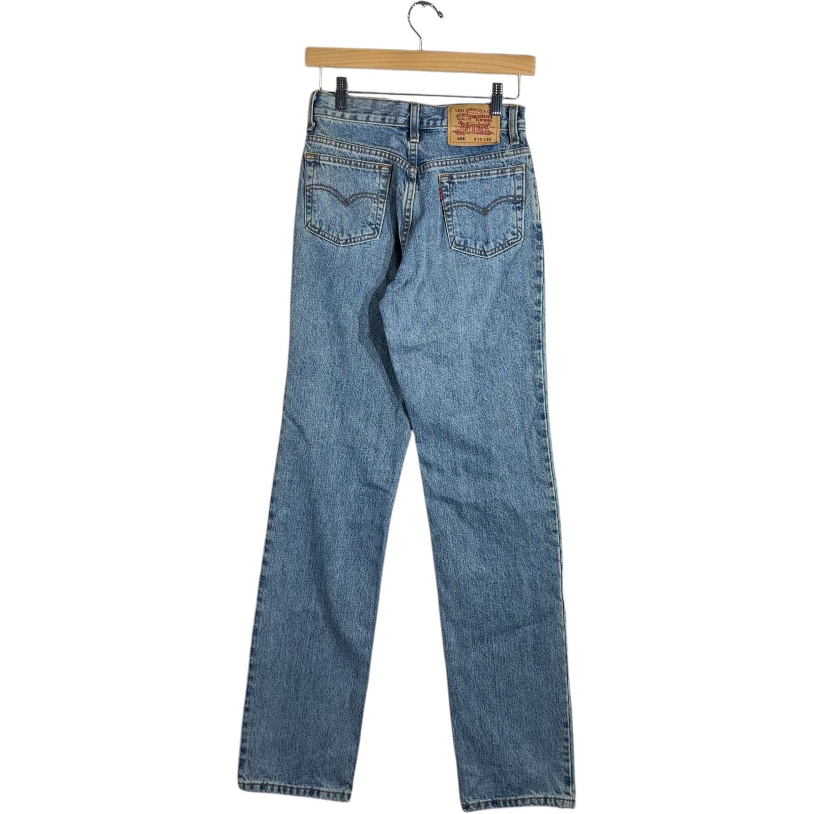 Levi's Vintage Levi's505 Straight Leg Jeans 27x34 Size US 27 - 5 Thumbnail