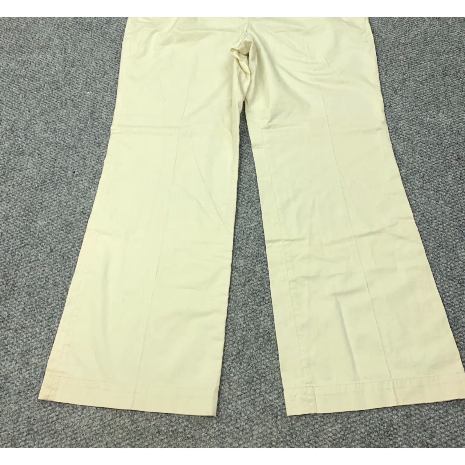 Talbots Talbots Heritage Ankle Pants Womens Size 14 Ivory Stretch Slacks Trousers Size 25" / US 0 / IT 36 - 3 Thumbnail