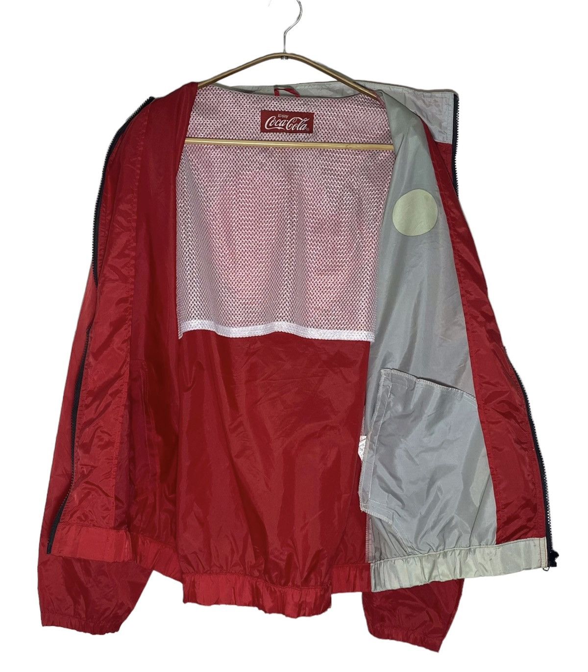 Coca Cola × Vintage Vintage Coca Cola Trade - make Jacket Nylon Windbreaker Size US L / EU 52-54 / 3 - 5 Thumbnail
