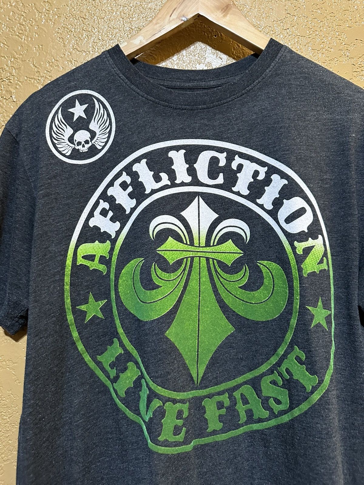 Affliction × Tapout Rare Y2K Affliction Live Fast T Shirt Large Size US L / EU 52-54 / 3 - 2 Thumbnail