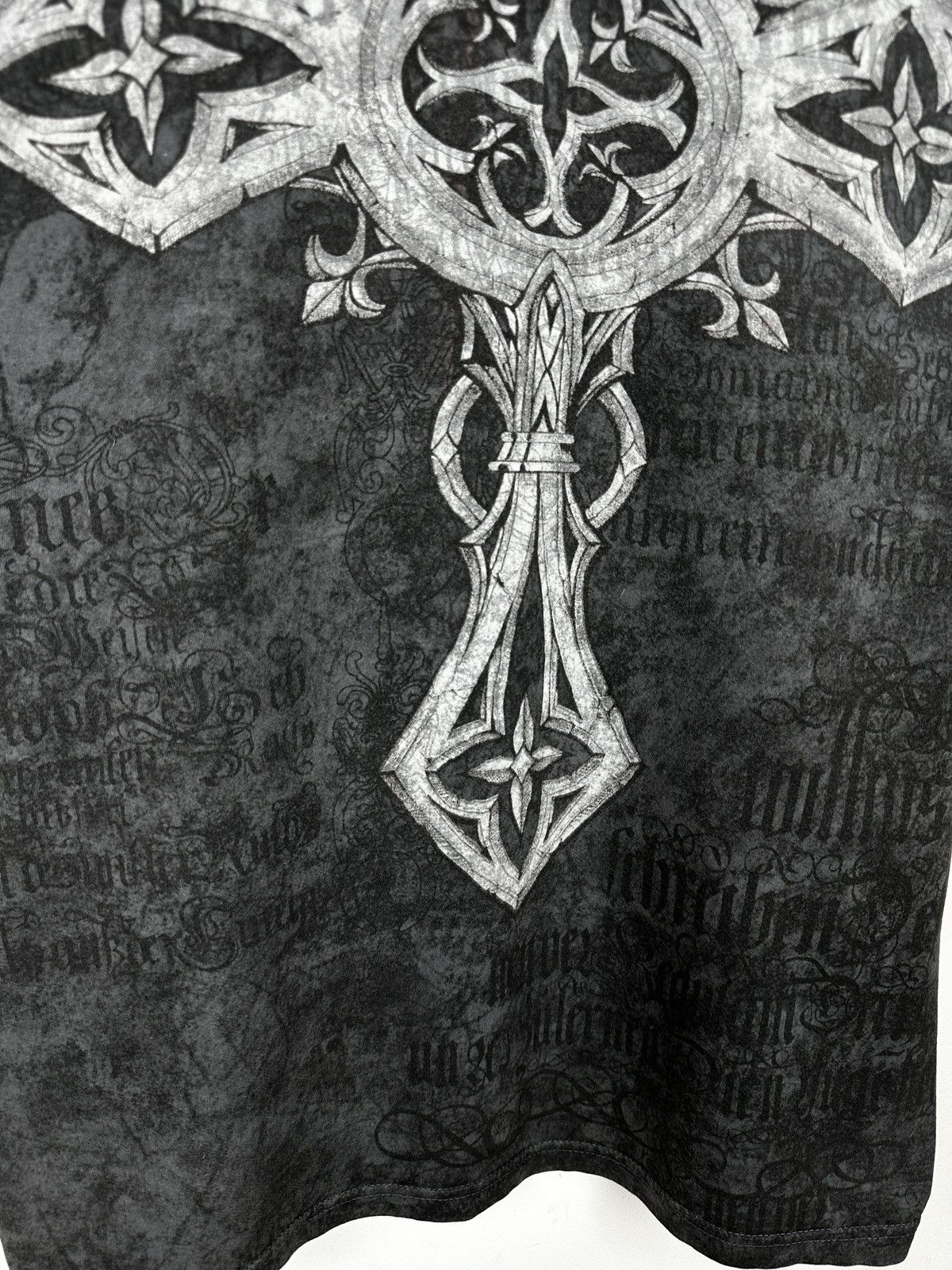 Affliction Affliction Cross All Over Print T Shirt Tee Size US L / EU 52-54 / 3 - 10 Thumbnail