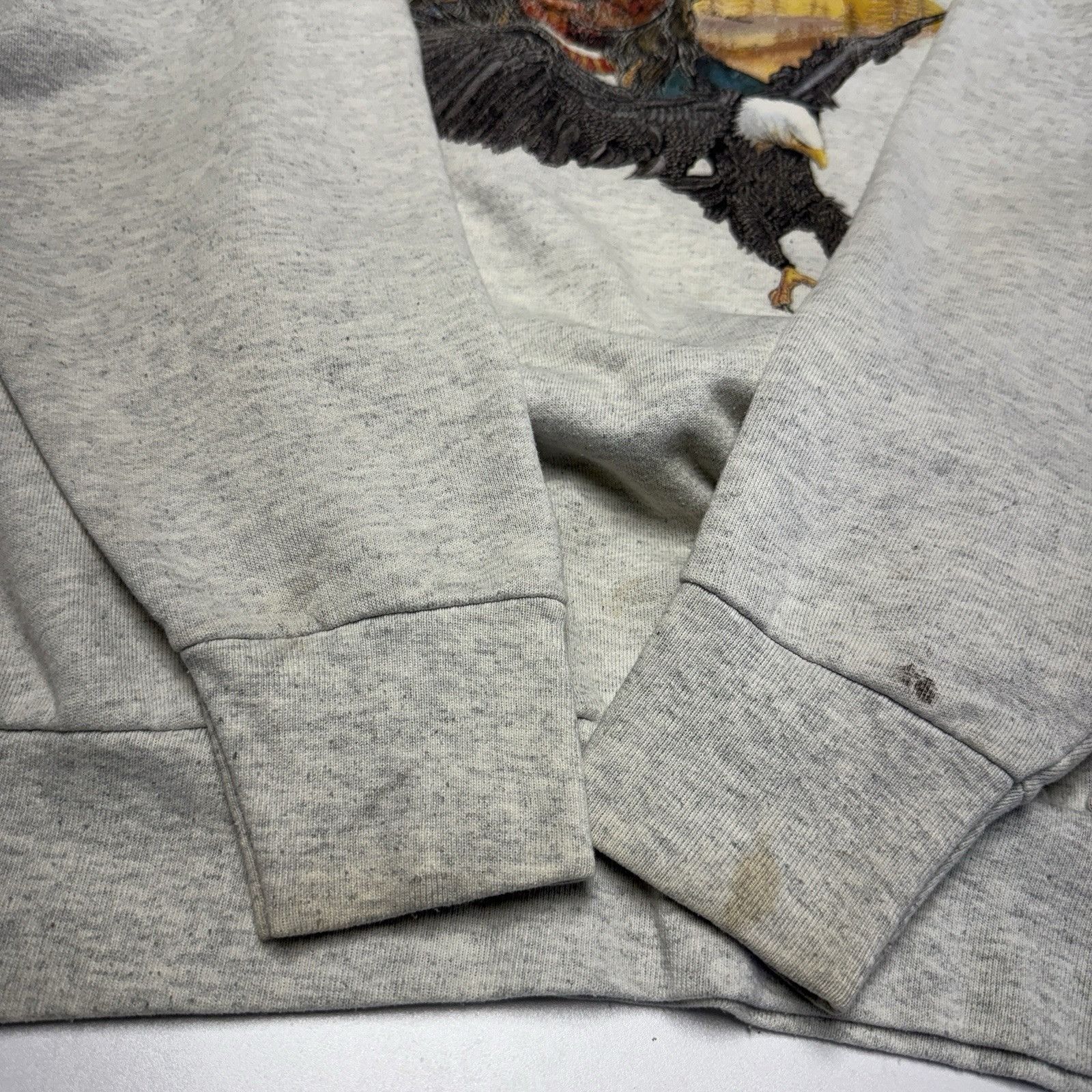 Vintage Vintage 90s Native American Bald Eagle Sweatshirt Mens XL Size US XL / EU 56 / 4 - 6 Thumbnail