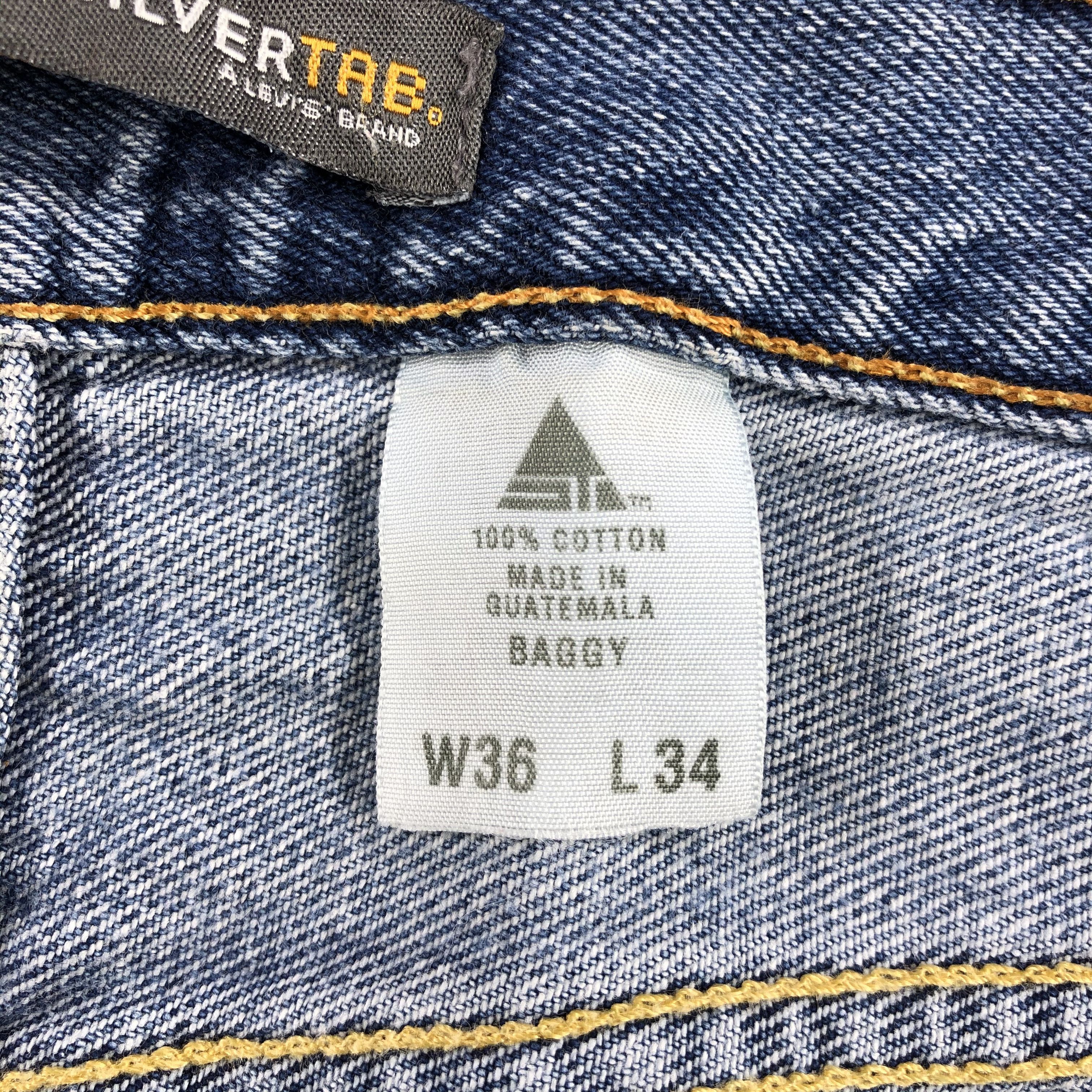 Levi's 90s Vintage Levis Silver Tab Jeans-JM2623 Size US 38 / EU 54 - 11 Thumbnail