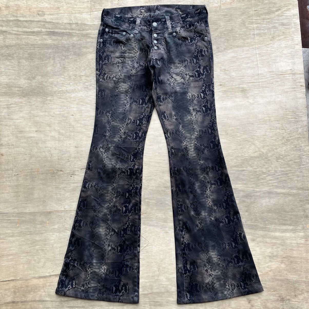 Tornado Mart / Race-up Flare Black Denim（TORNADO MART TWISTED 