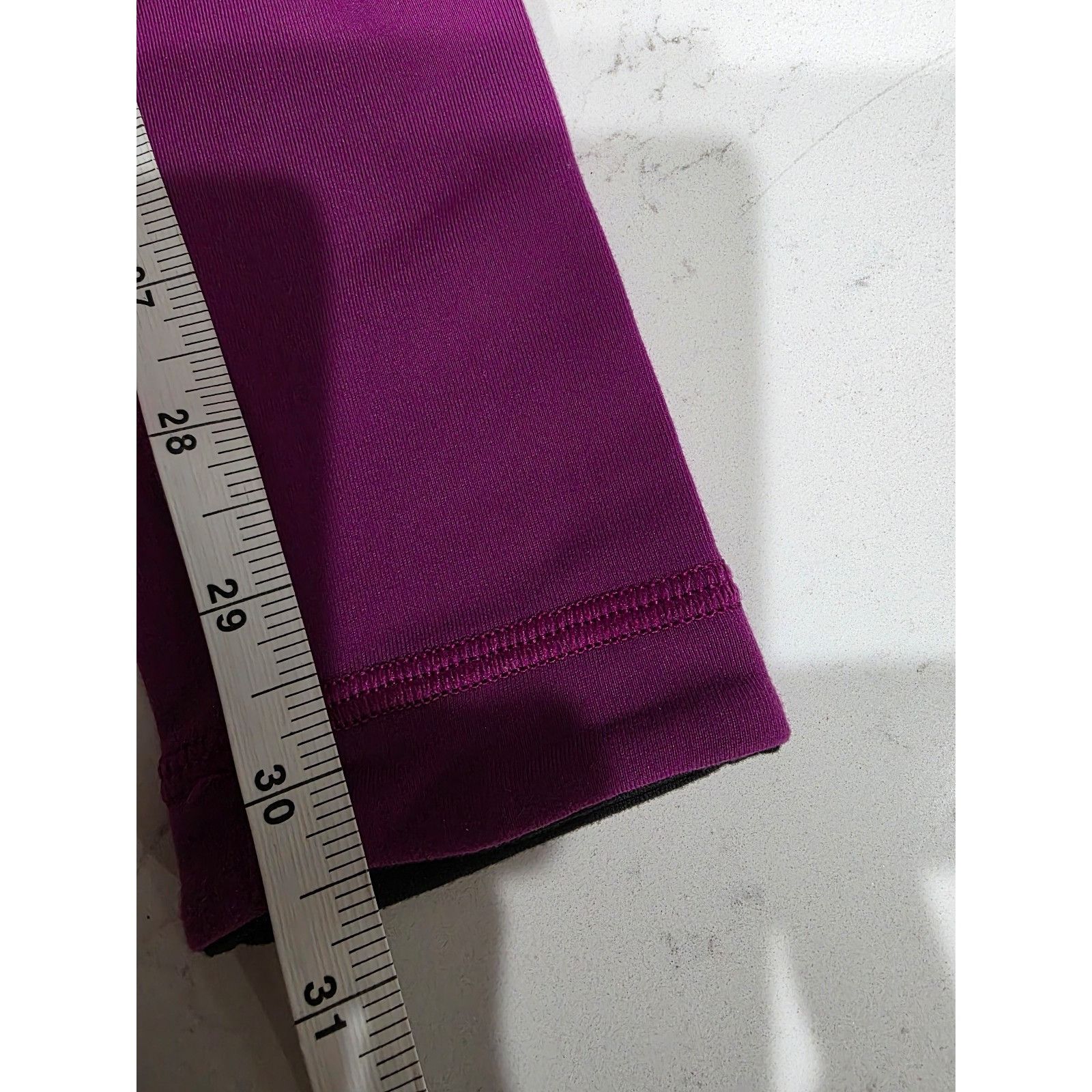 Lululemon Lululemon Size 2 Wunder Under Pant III Reversible Black Miss Size 24" / US 00 / IT 34 - 6 Thumbnail