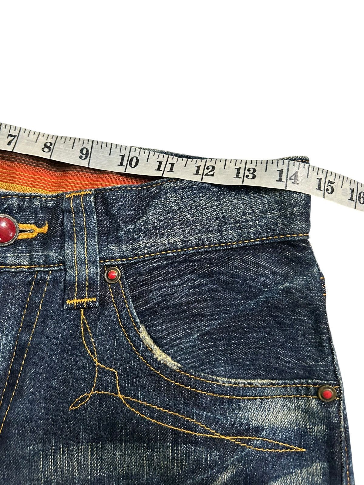 Japanese Brand × Kapital × Vintage Flare Edwin Bluetrip Japanese Style Denim Jeans Size US 29 - 13 Thumbnail