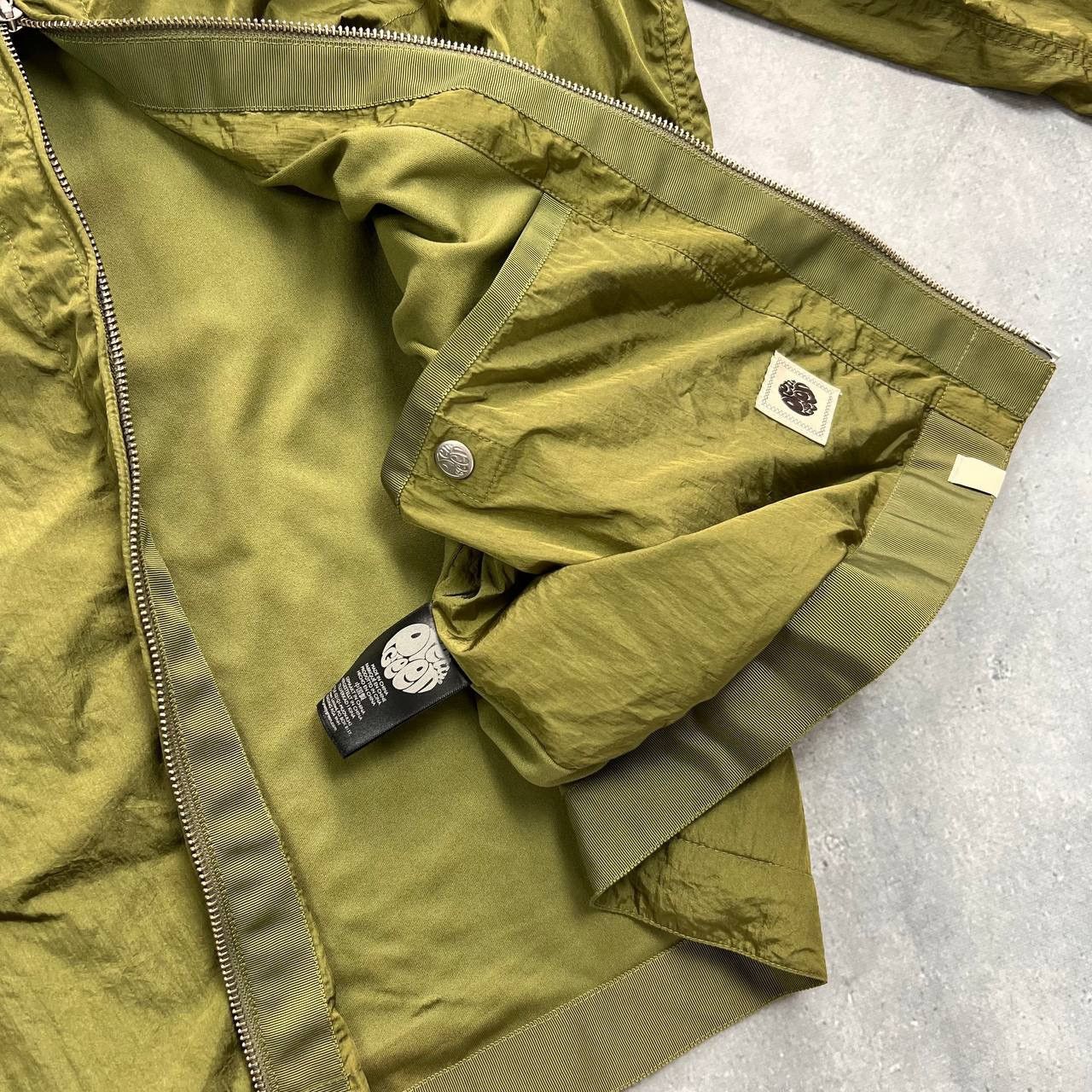 Pretty Green Pretty Green Crinkle Nylon Light Jacket Green Size L Size US L / EU 52-54 / 3 - 13 Thumbnail