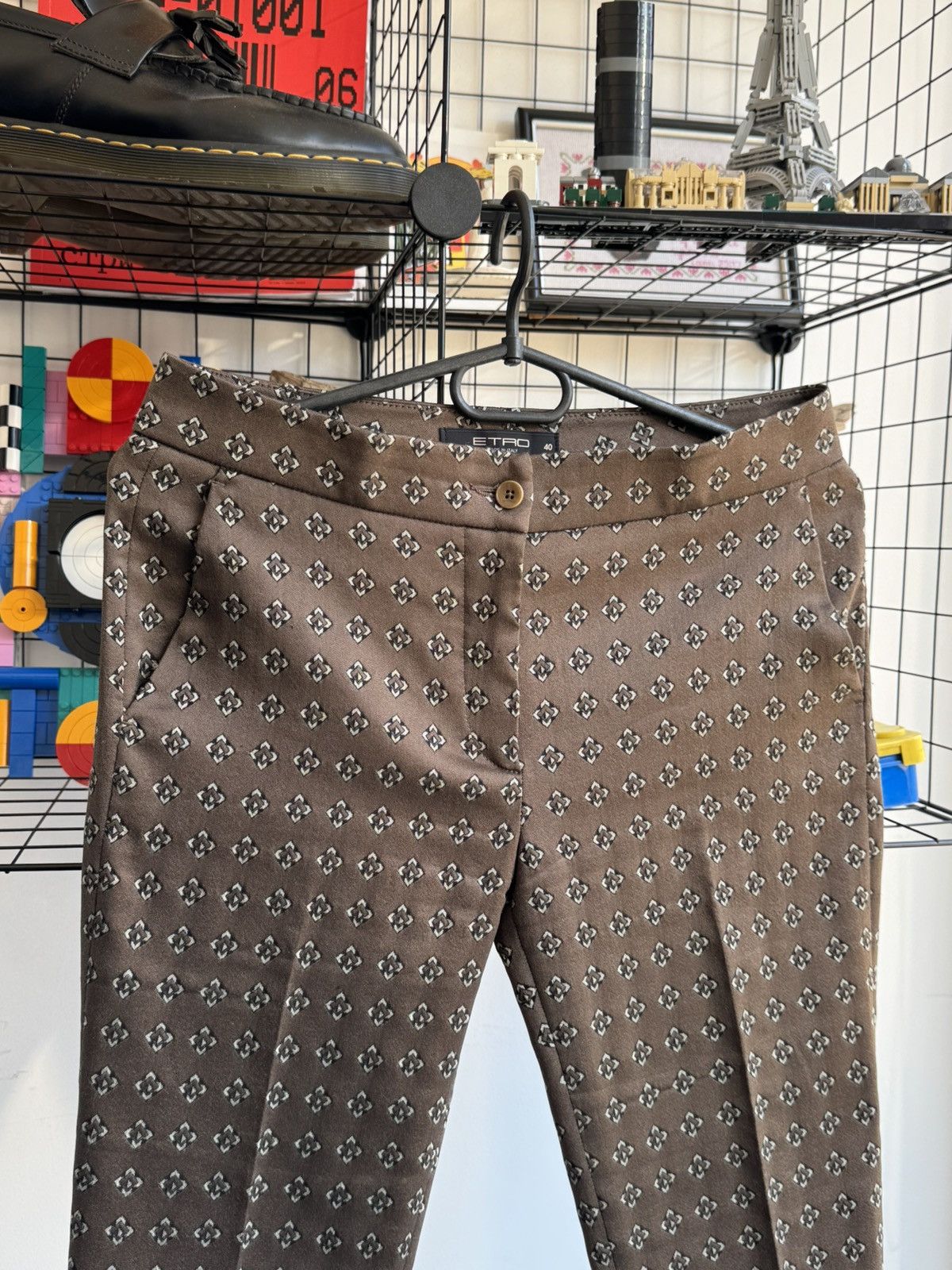 Etro Etro Carrot Pants Brown Size 27" / US 4 / IT 40 - 2 Thumbnail