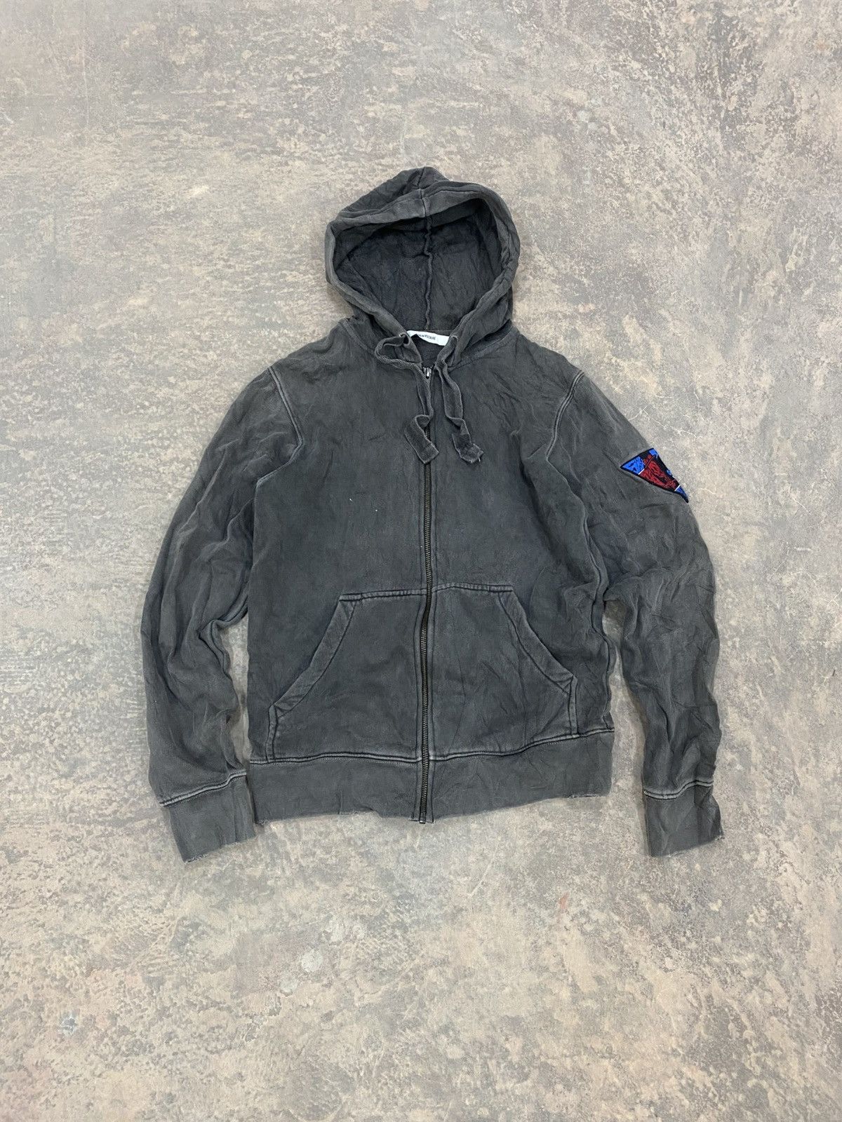 Zadig & Voltaire 2000s -Distressed Zipper Hoodie Punk Grunge Lgb Size US XS / EU 42 / 0 - 1 Thumbnail