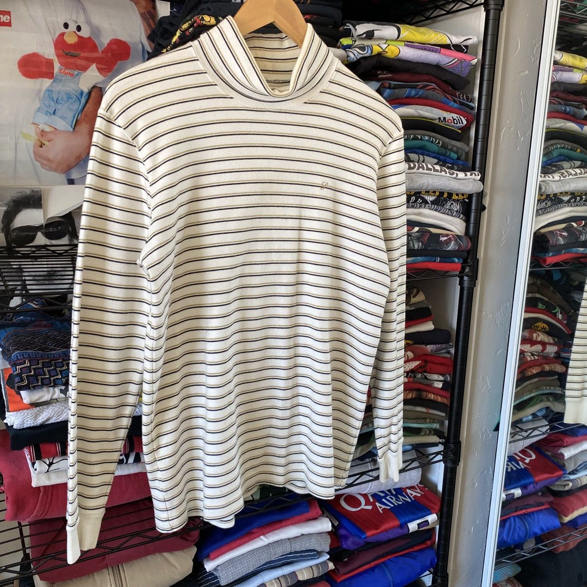 Supreme Supreme Gold Stripe Turtleneck White 2016 Size US S / EU 44-46 / 1 - 4 Thumbnail