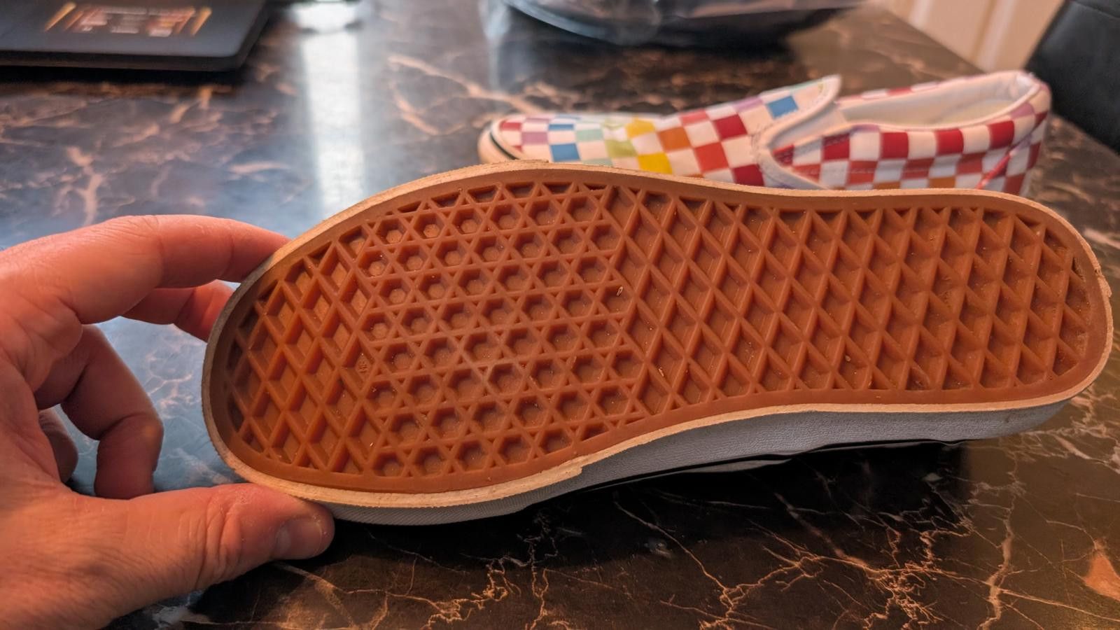Vans Vans Checkerboard Multicolor Canvas Shoes US Men 6 Women 7.5 Size US 6 / IT 36 - 6 Thumbnail