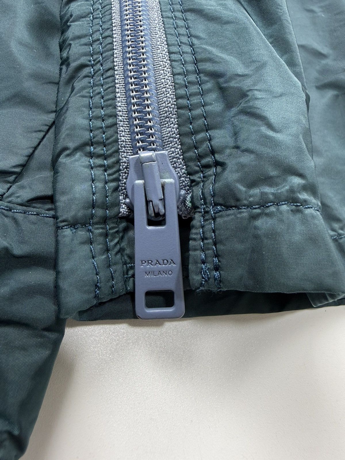Prada Prada Side Zip Nylon Jacket Size US XL / EU 56 / 4 - 7 Thumbnail