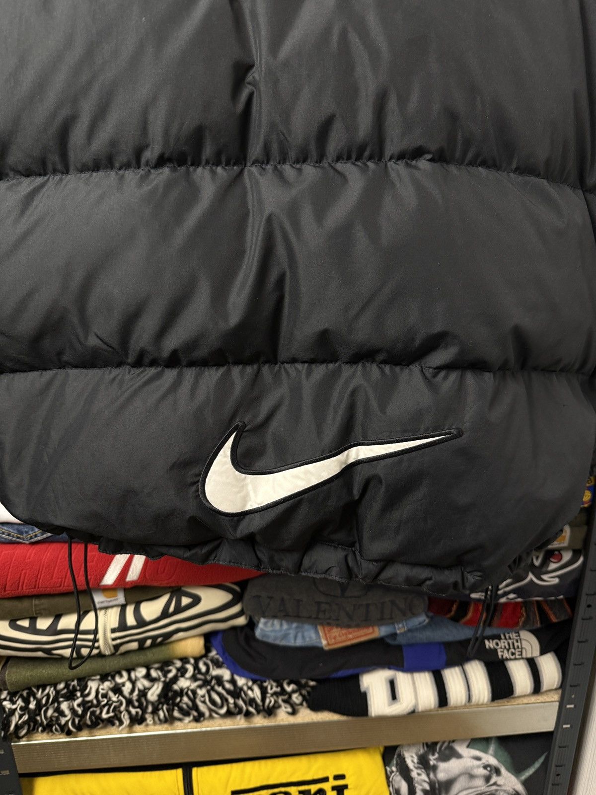 Nike Nike Vintage Puffer Jacket Y2K Big Logo Outdoor Jacket Size US M / EU 48-50 / 2 - 17 Thumbnail
