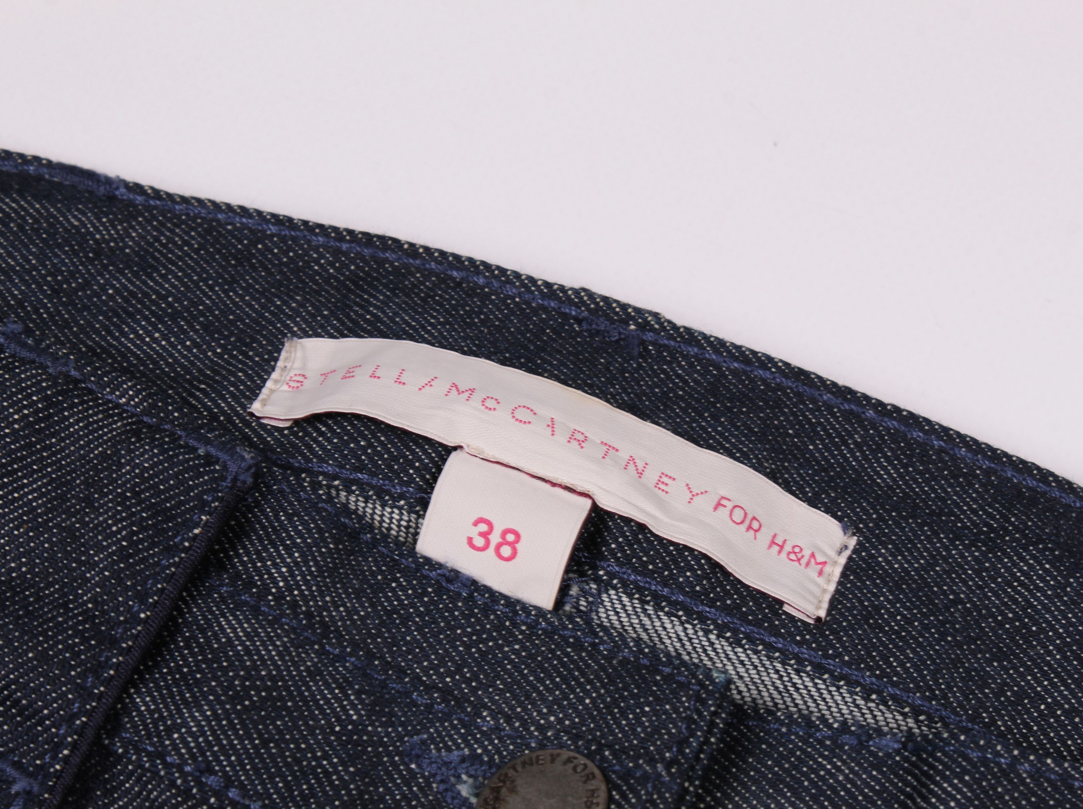 H&M × Stella McCartney Stella McCartney X H&M Skinny Wомеns Denim Jeans Size 32" / US 10 / IT 46 - 3 Thumbnail