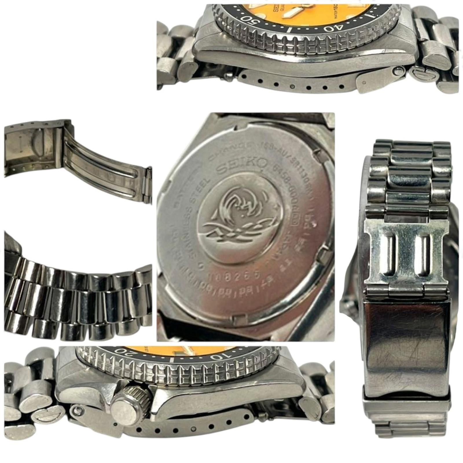 Seiko Seiko - Men's Quartz Wristwatch with Orange Dial Size ONE SIZE - 7 Thumbnail